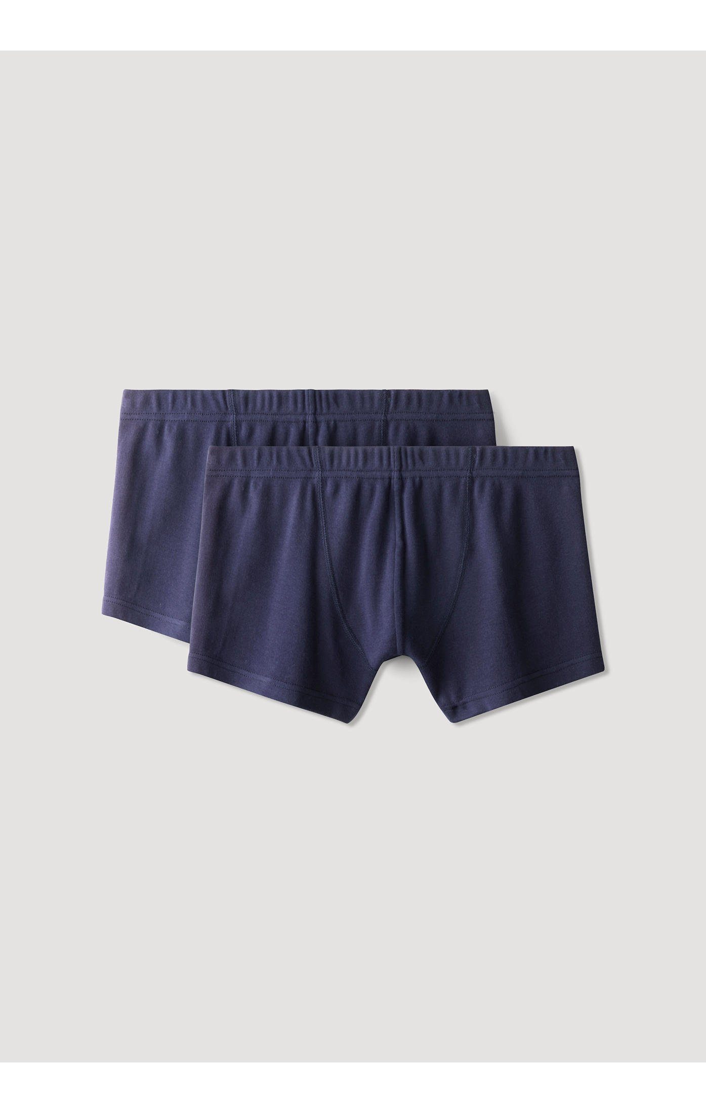 dunkelblau reiner aus Set Bio-Baumwolle im (2-St) Boxershorts 2er Hessnatur PureDAILY