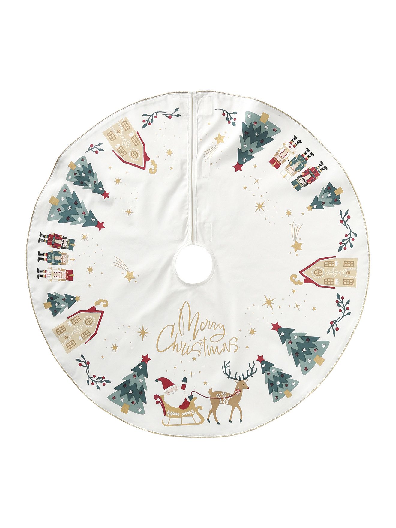 vertbaudet Weihnachtsfigur Weihnachtsbaum-Teppich NUSSKNACKER günstig online kaufen