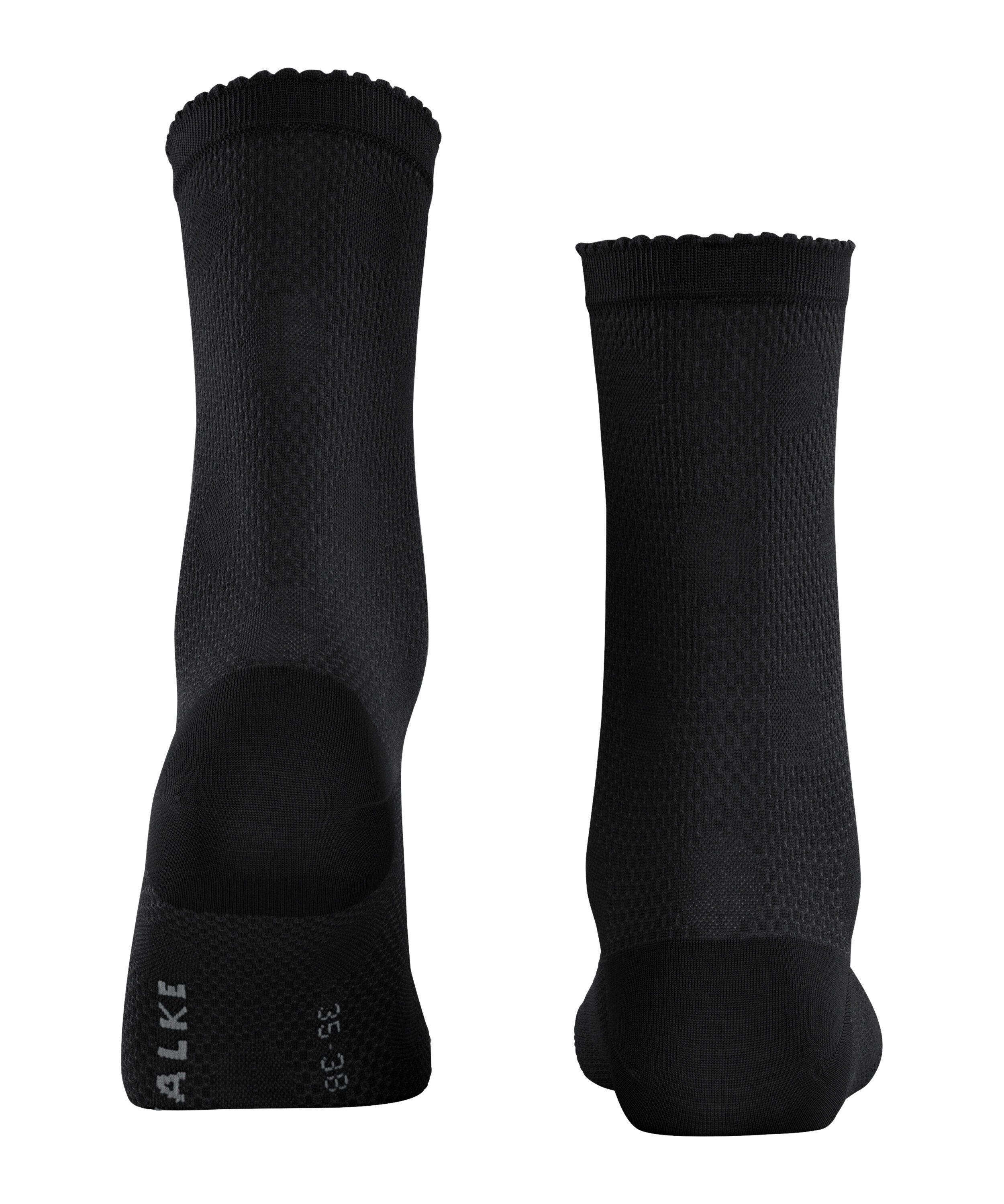 (3000) (1-Paar) black Grainy Socken FALKE Dot