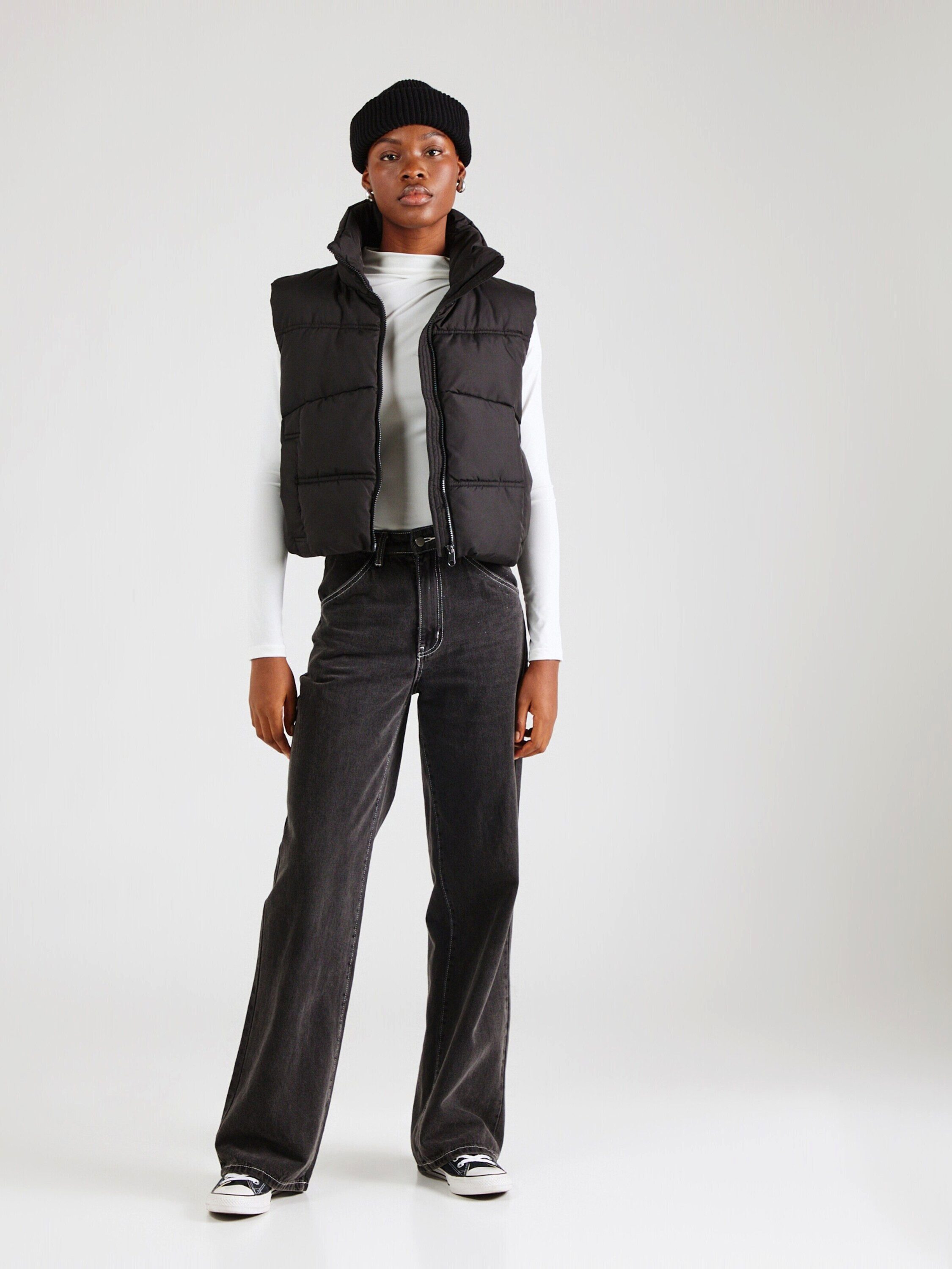 pieces Langarmshirt PCMADISON (1-tlg) Falten