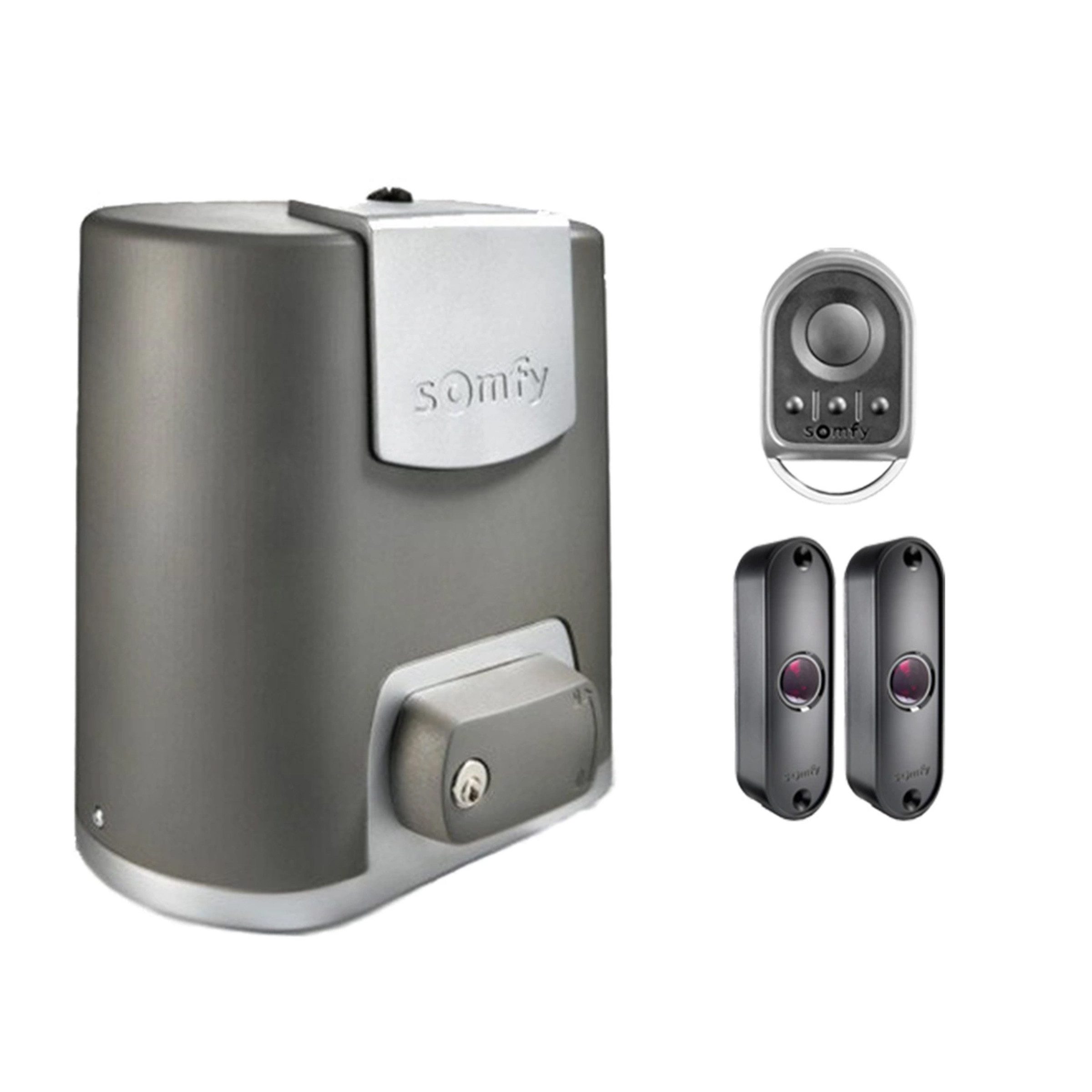 ROHTENBACH Somfy Elixo 500 3S iO EE Pack Schiebetor-Antrieb Funk Smarter Lichtschalter