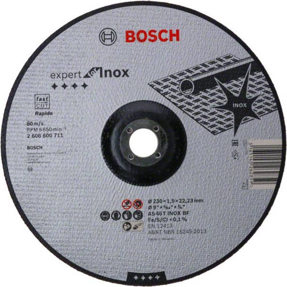 BOSCH Trennscheibe Rapido AS Trennscheibe gekröpft Inox Expert for -