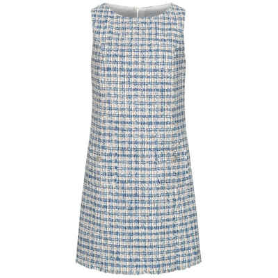 Nvsco Minikleid Tweed-Kleid mit Fransen-Details
