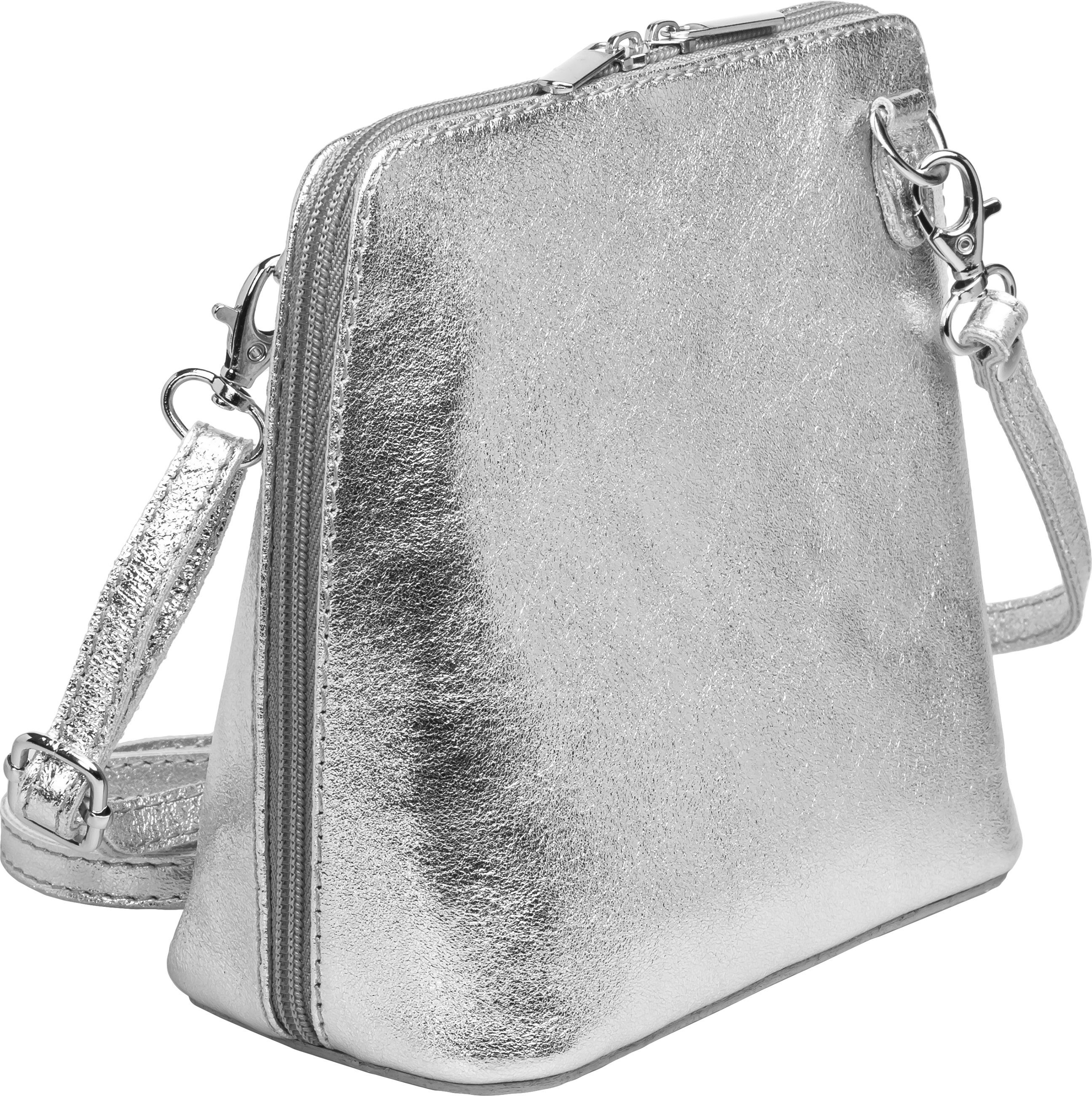 Caspar Clutch Kleine elegante Damen Umhängetasche - CLASSIC LINE - Modell No.778, leicht, elegant & langlebig - 100% Echteder - Made in Italy