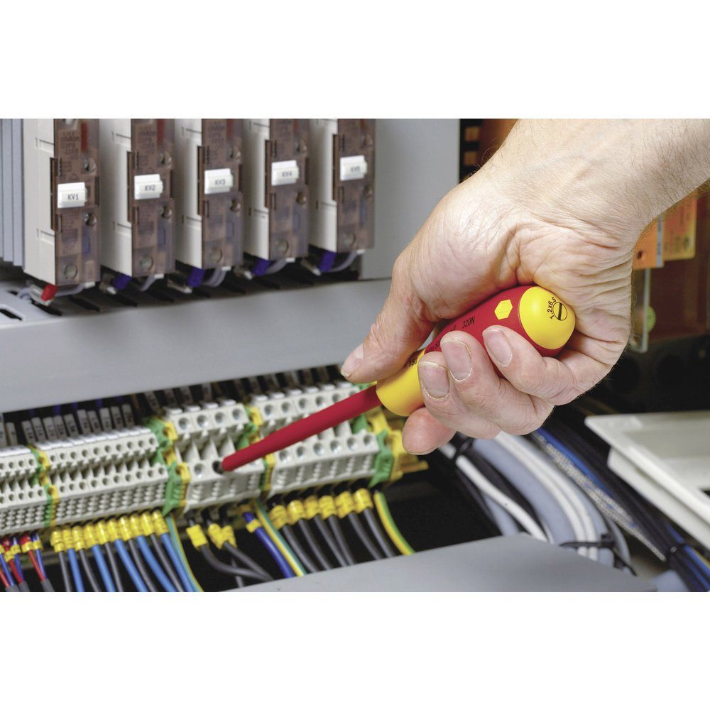 Wiha Schraubendreher VDE Schlitz-Schraubendreher Wiha 00819 Klingenbreite: 2 mm Klingenlän