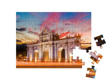 puzzleYOU Puzzle Madrid, Spanien, 48 Puzzleteile, puzzleYOU-Kollektionen Spanien