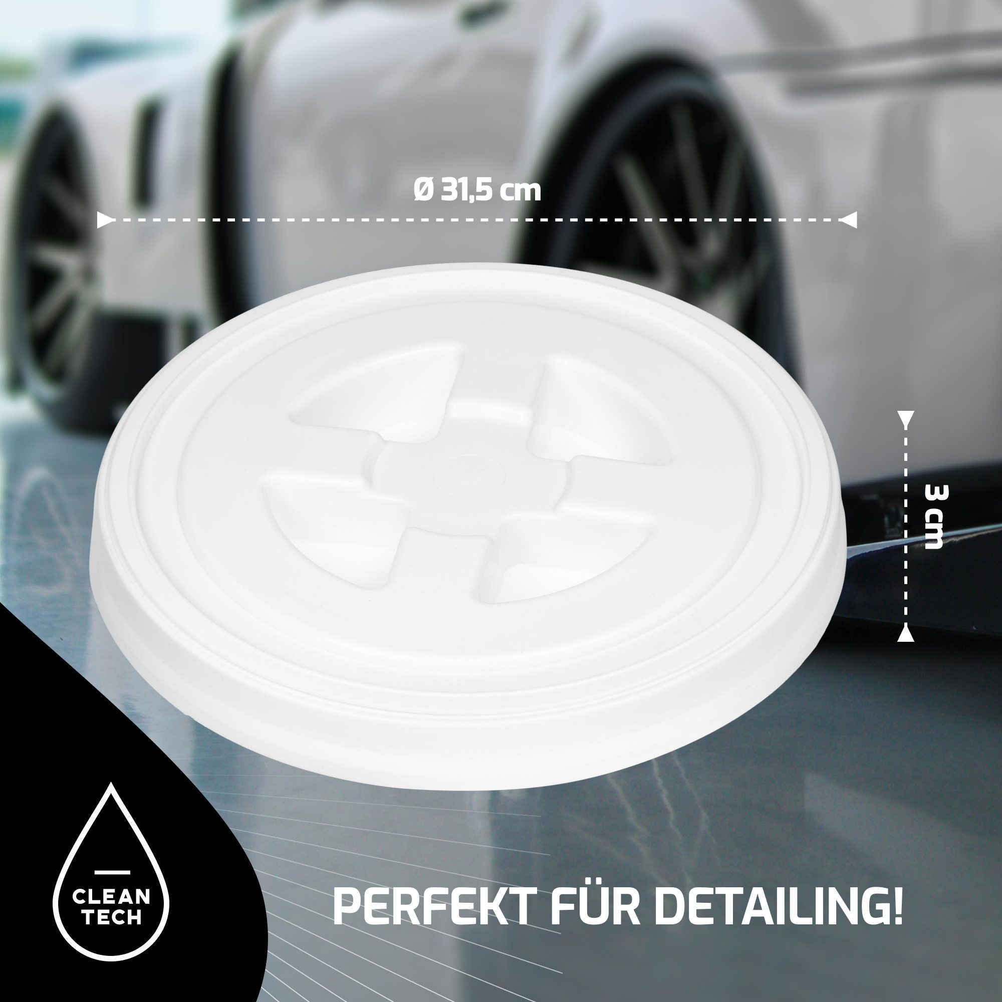 BENBOW Reinigungs-Set Deckel weiß, (1-teilig), Deckel weiß