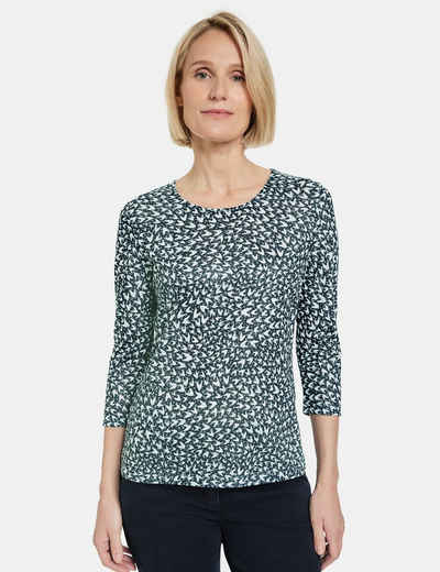 GERRY WEBER 3/4-Arm-Shirt 3/4 Arm Shirt in Ausbrenner-Qualität