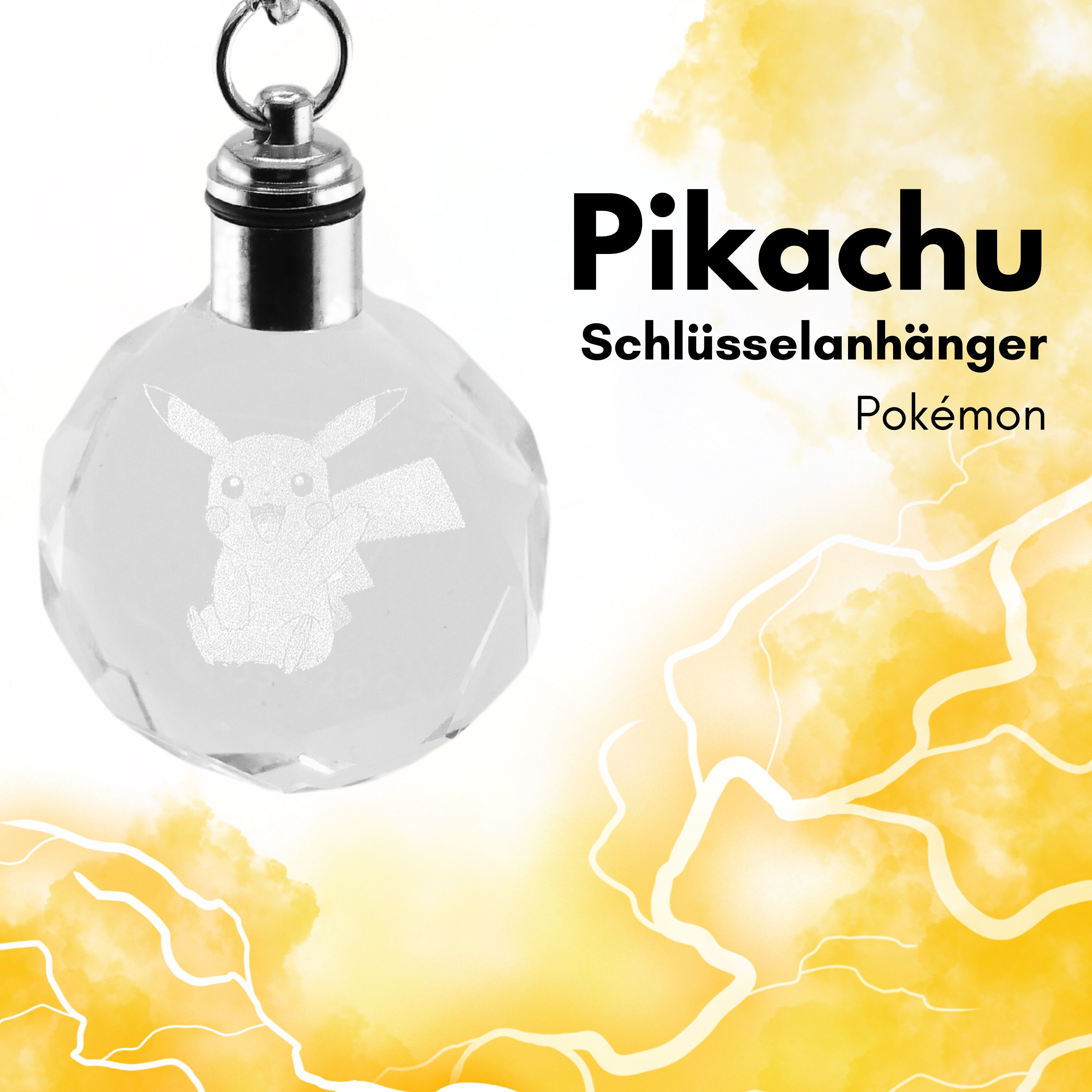Stelby Schlüsselanhänger mit Gravur Pokemon Pikachu günstig online kaufen