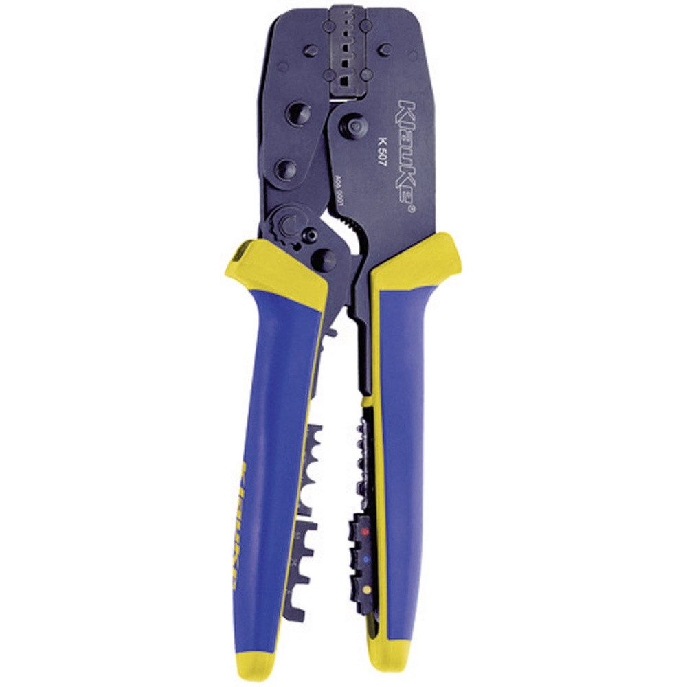 Klauke Crimpzange Klauke K507 K507 Presszange 4teilig Isolierte Kabelverbinder, Aderendh