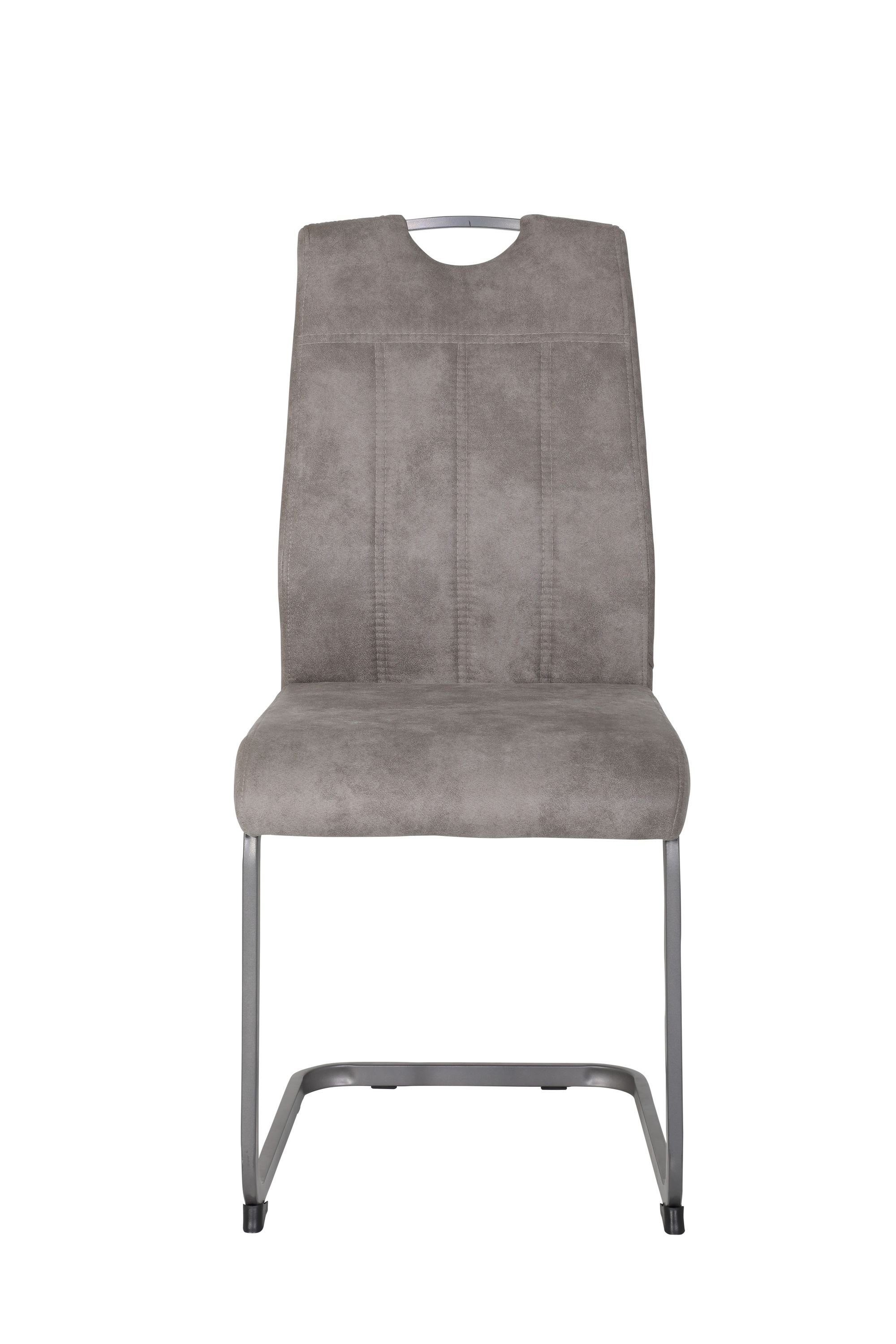 HELA Freischwinger HELA Freischwinger 4er Set LBH 43x58x98 cm Polsterstuhl