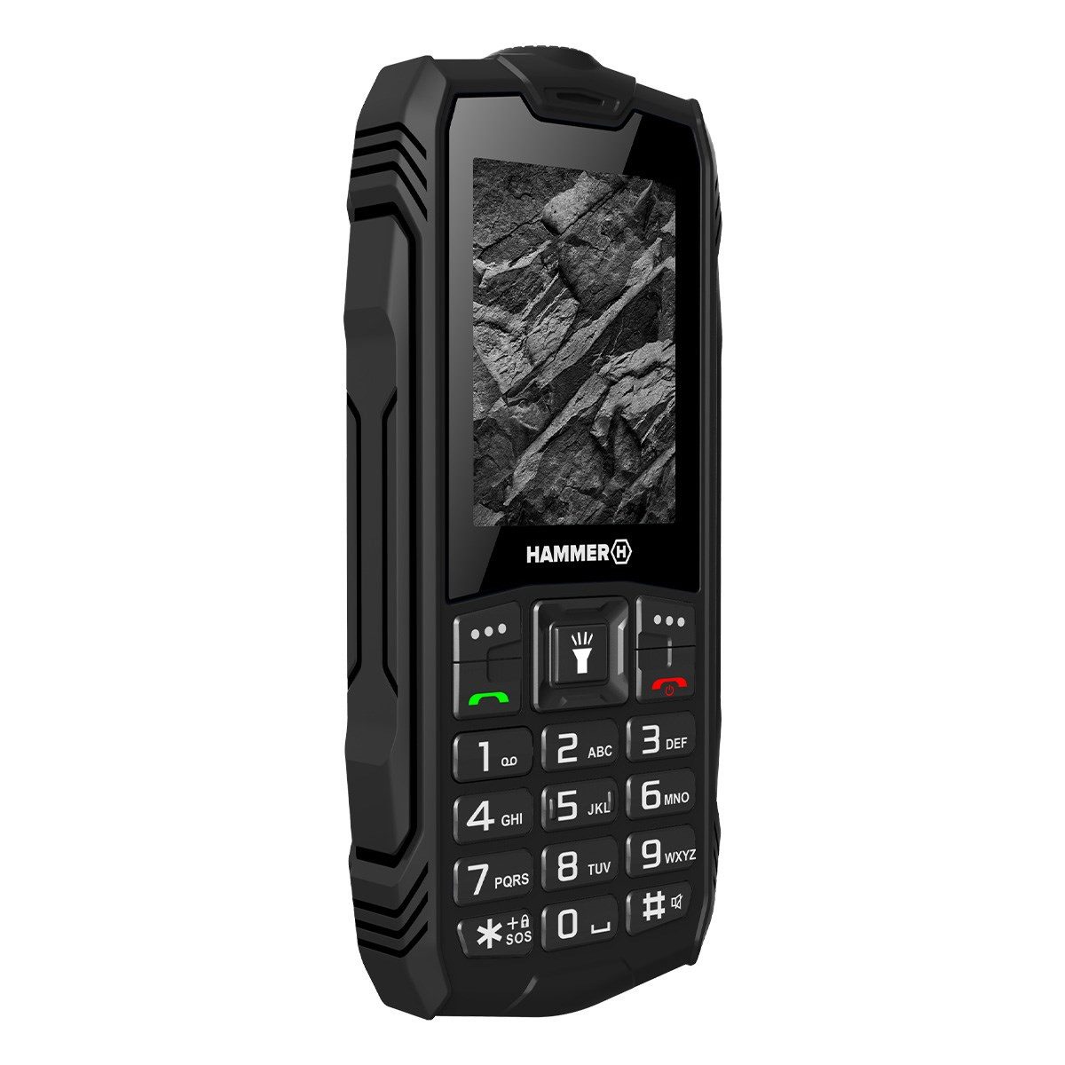Hammer HAMMER Rock Outdoor Tastenhandy Dual SIM Schwarz Smartphone