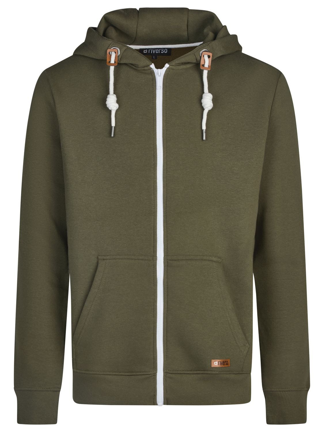 riverso Kapuzensweatjacke Herren Sweatjacke RIVThilo Regular Fit Hoodie