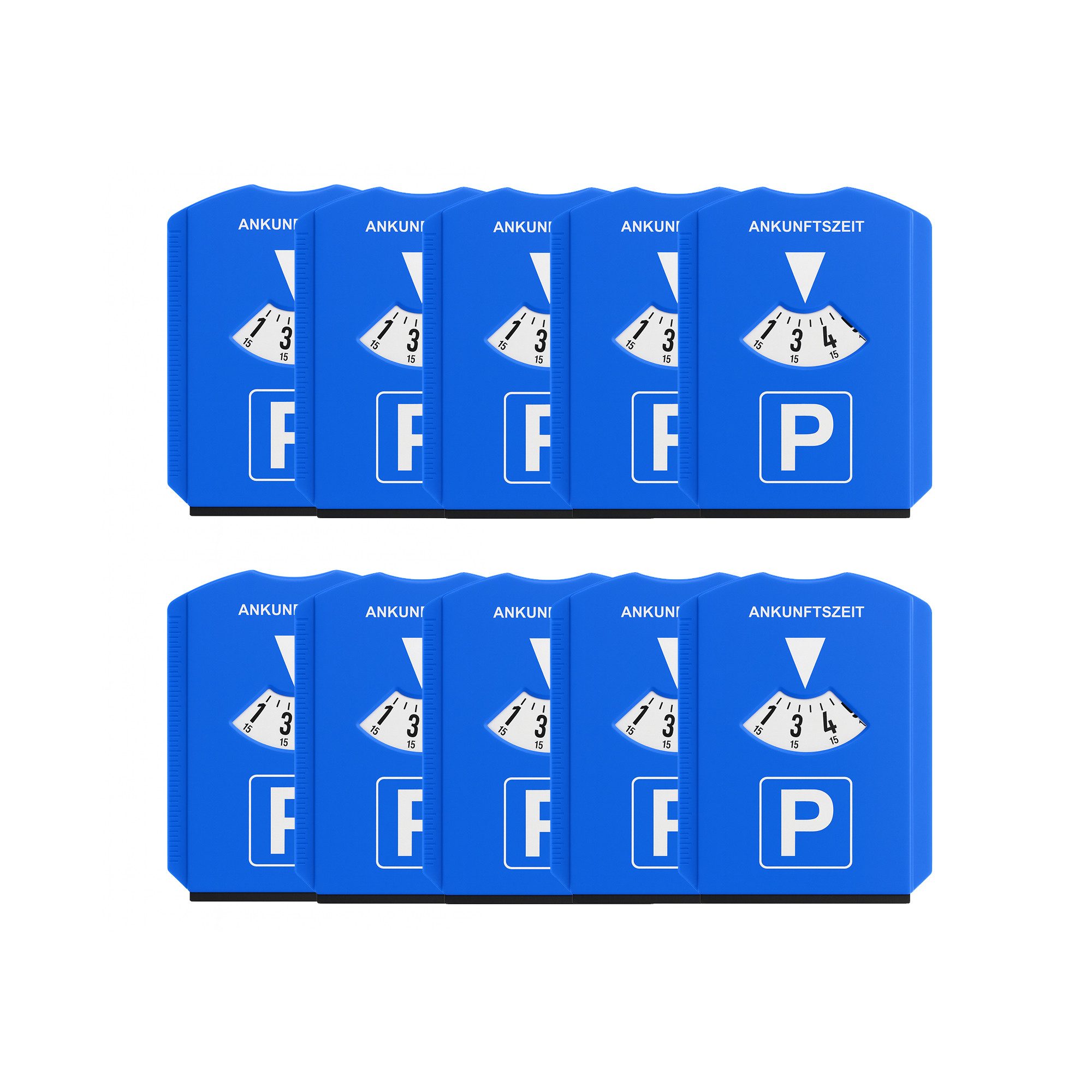 hausleben Parkscheibe mit Eiskratzer – 2in1 (10-St), 11,9x15,4 cm