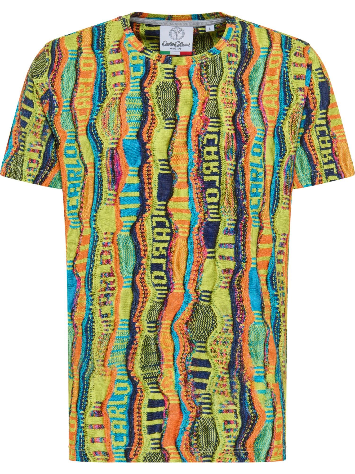 Grün / Mehrfarbig COLUCCI T-Shirt CARLO De Bellis