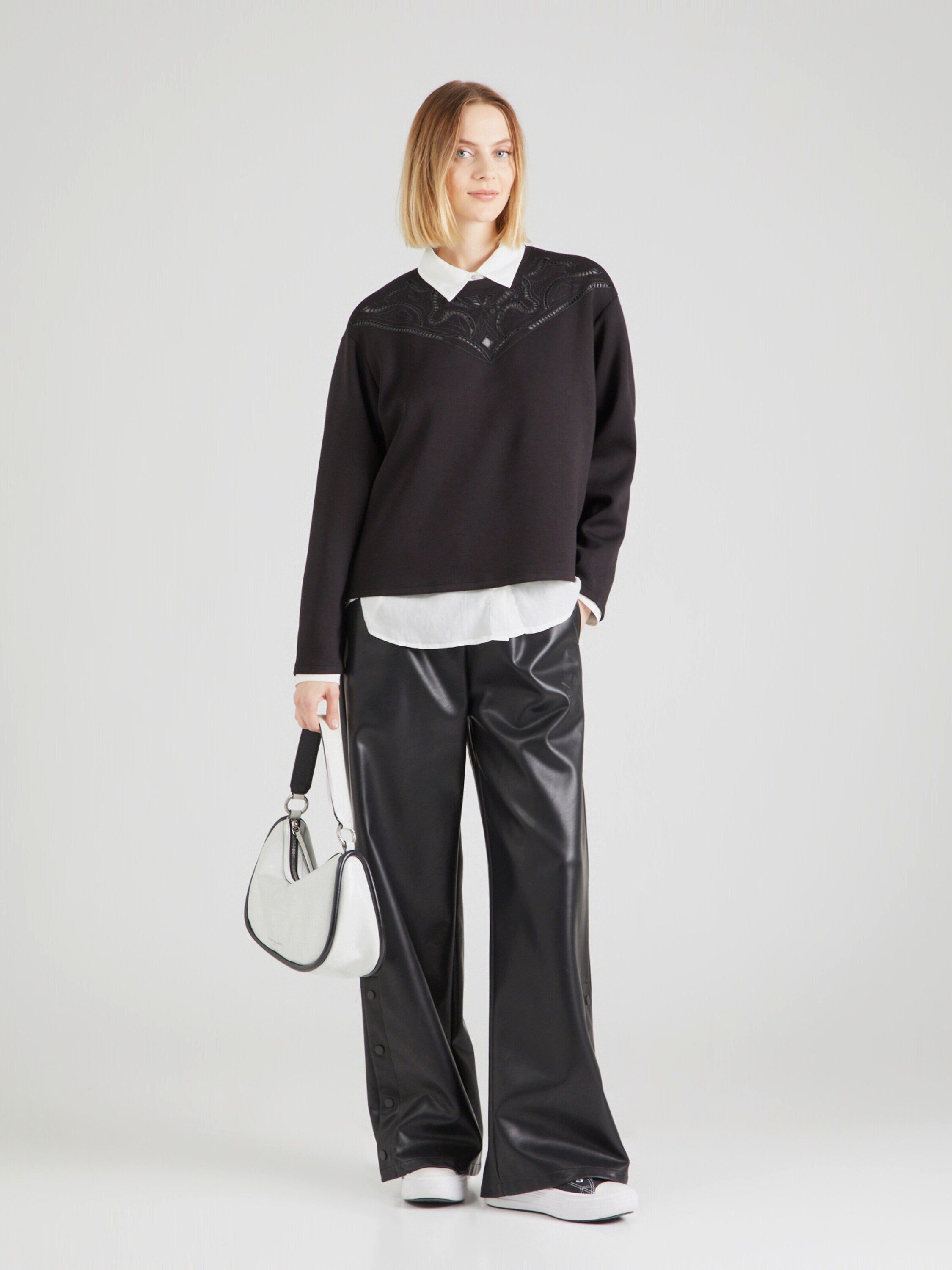 Object Sweatshirt BETZY (1-tlg) Lochmuster