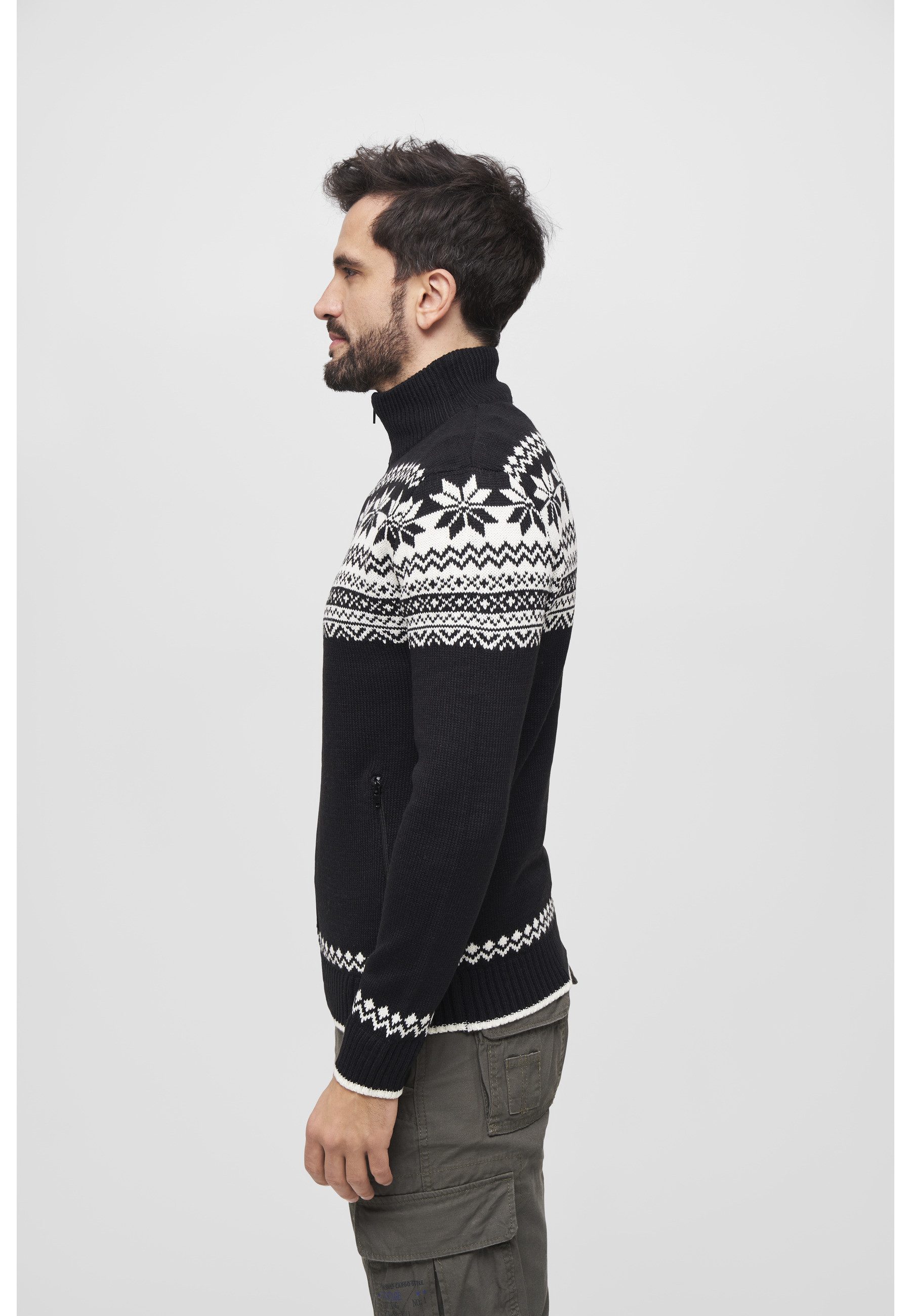 Brandit Strickjacke Brandit Herren Cardigan Norweger (1-tlg)