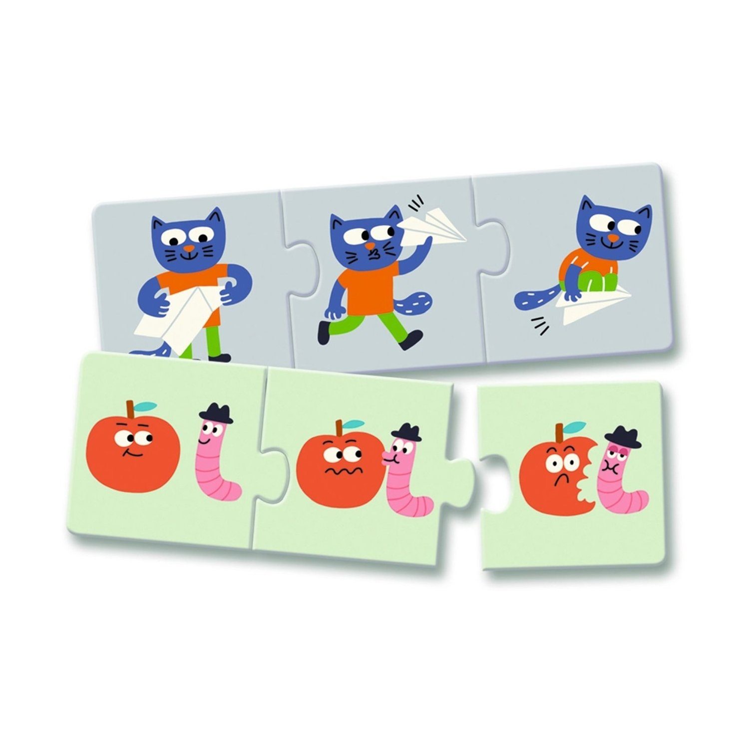 DJECO Puzzle DJ08117 Lernspiele: Puzzle duo/trio: günstig online kaufen