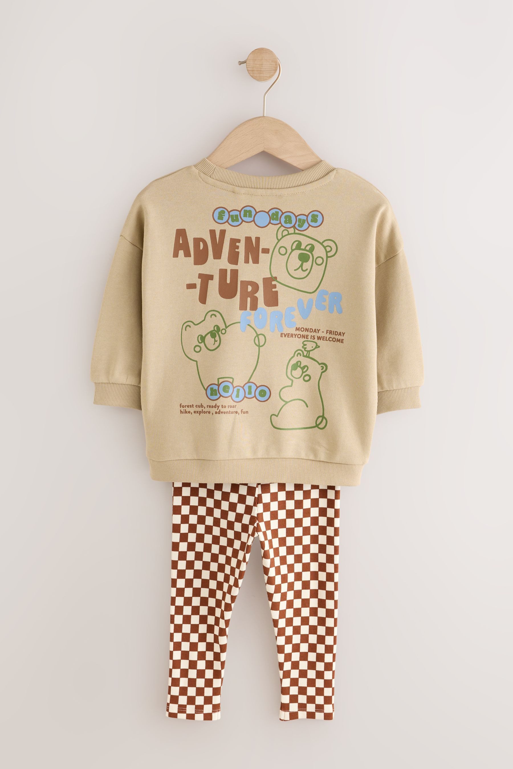 Next Sweatanzug Sweatshirt und Leggings, 2er-Set (2-tlg)