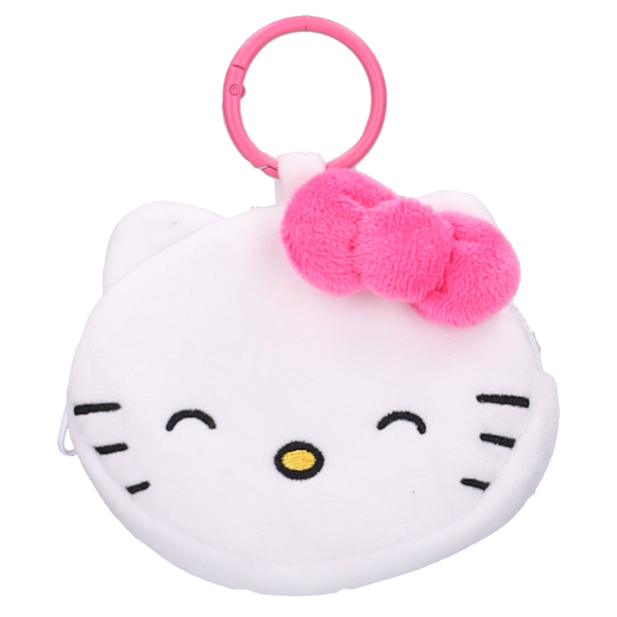 Hello Kitty Taschenanhänger Schlüsselhänger Plushie Pals mit Reißverschluss