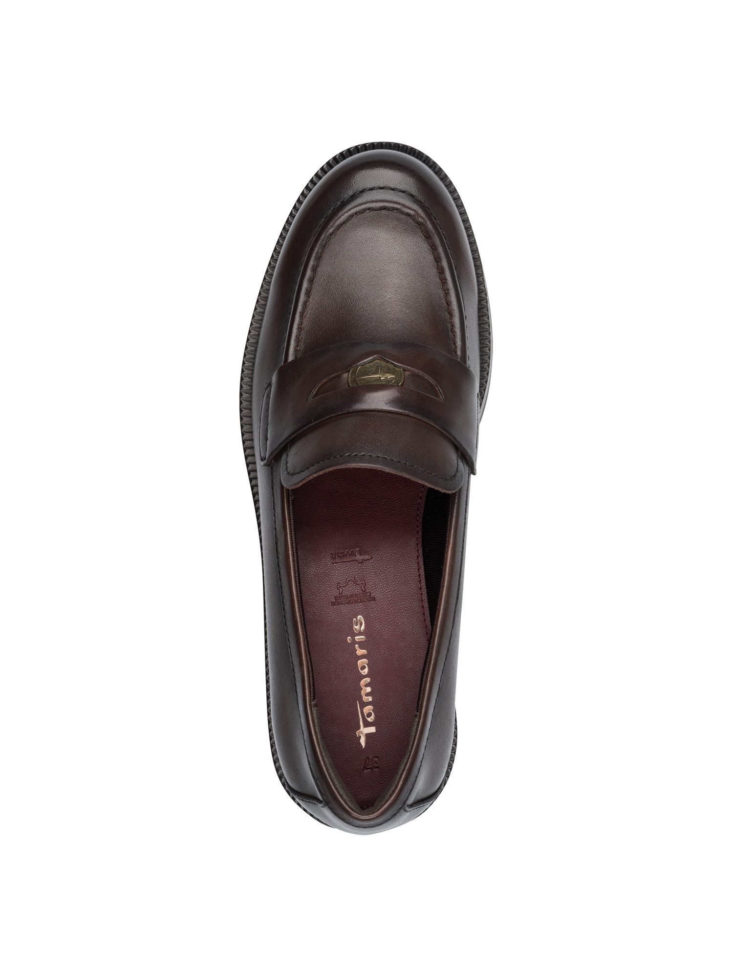 Tamaris aus Leder kein Absatz 1-24354-47 Slipper