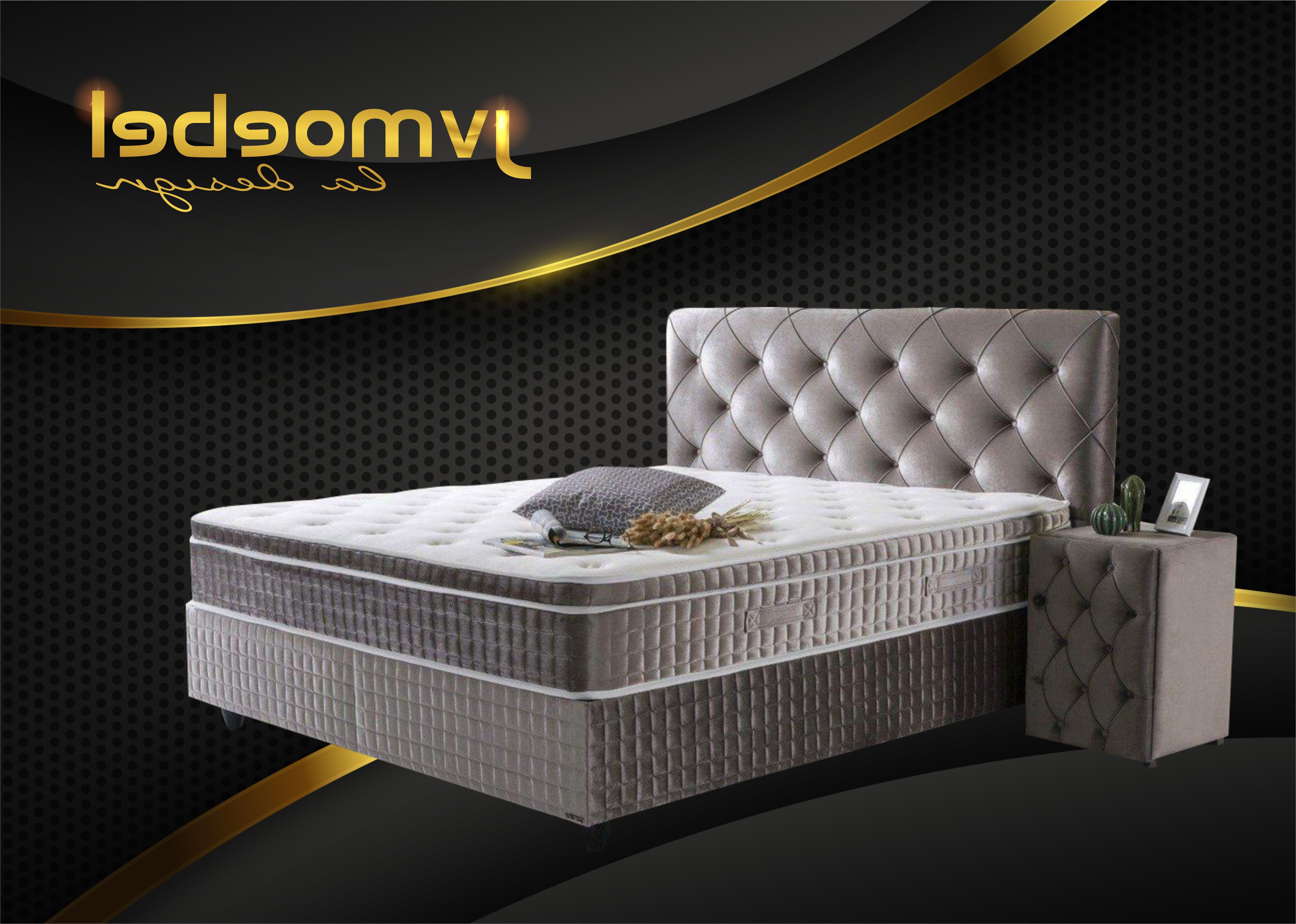 Xlmoebel Boxspringbett Luxuriöses Chesterfield Polsterbett für modernes Schlafzimmerdesi, Made in Europa