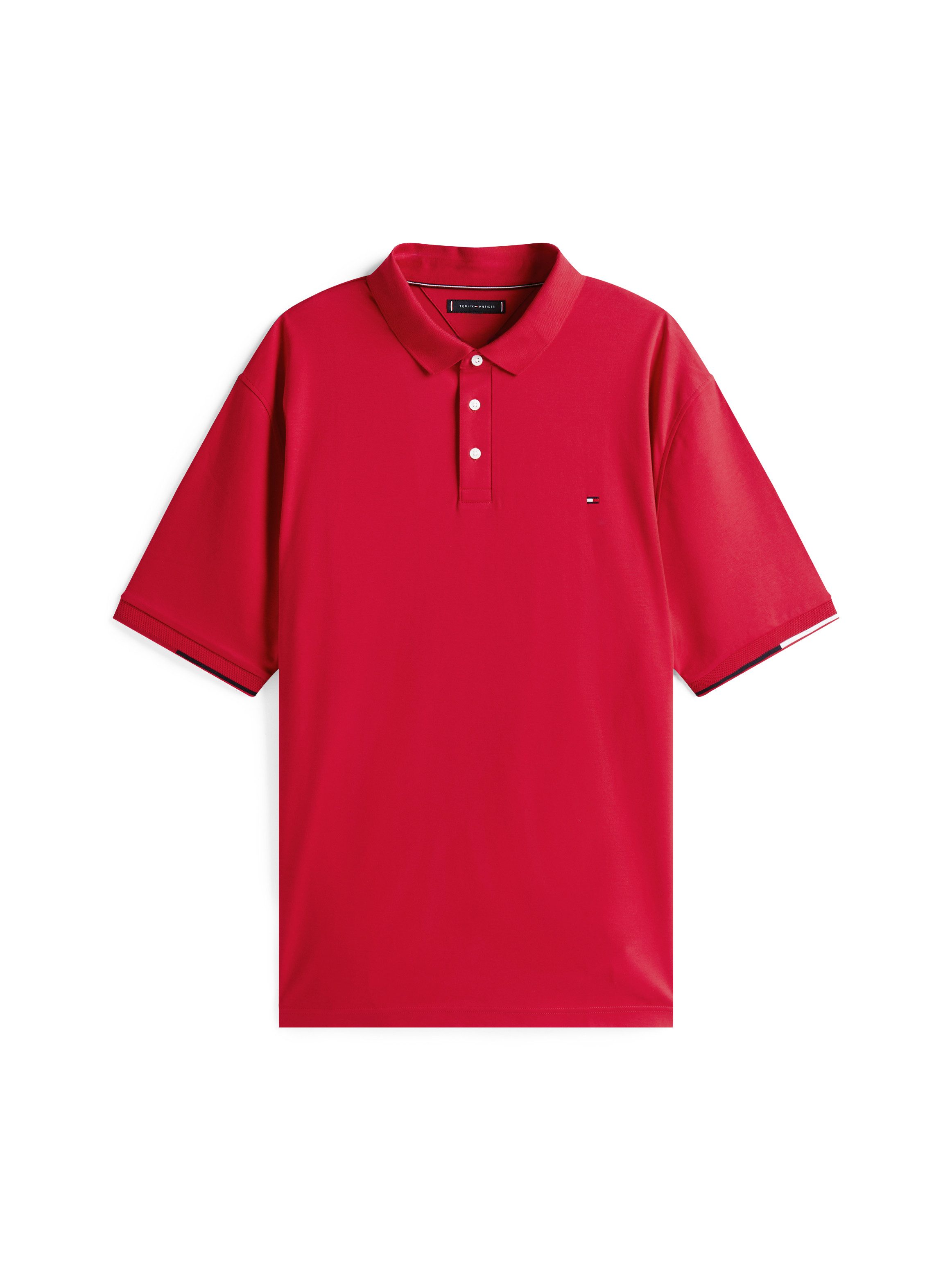 Tommy Hilfiger Big & Tall Poloshirt BT-INTERLOCK FLAGCUFF SLIM FIT-B Große Größen – Bild 4 von 5