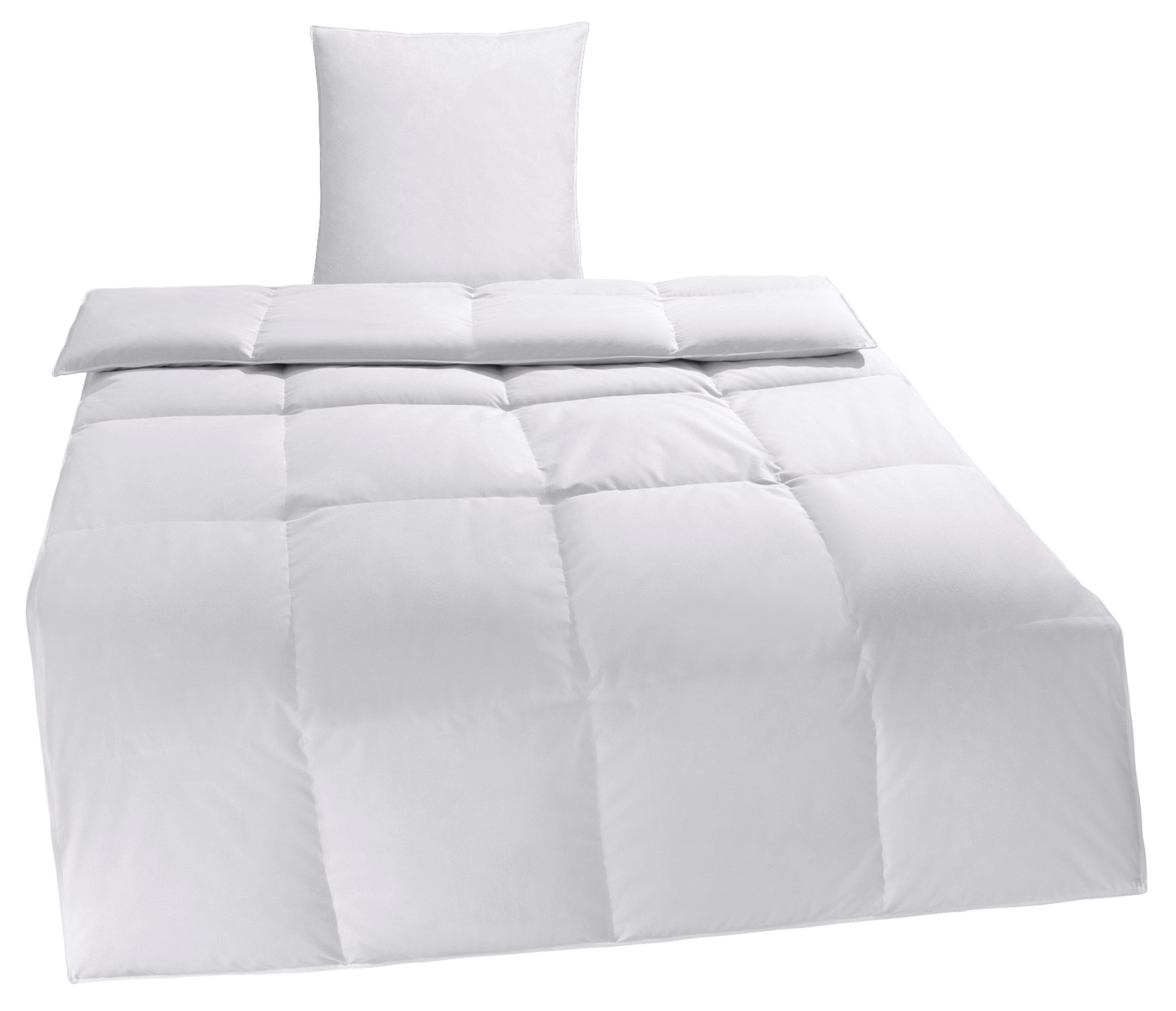 my home Daunenbettdecke + Kopfkissen Cavanelle günstig online kaufen