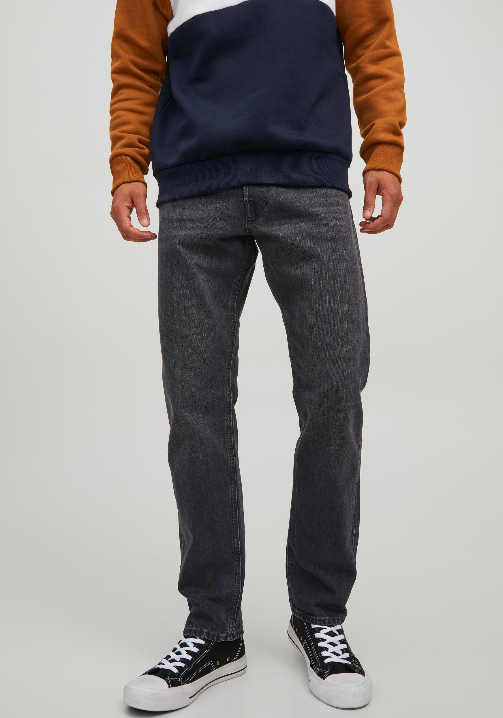 Beeilen Sie sich in den Laden! Jack & Jones Loose-fit-Jeans CHRIS black COOPER denim