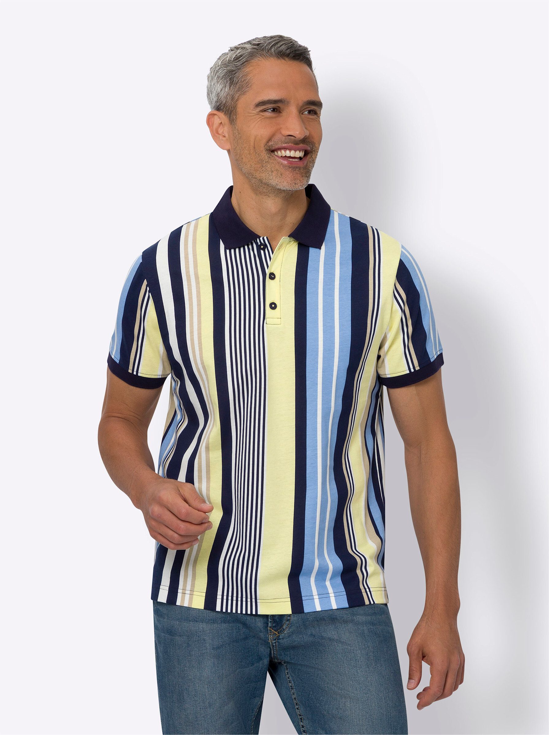 Sieh an! T-Shirt Kurzarm-Poloshirt Kurzarm günstig online kaufen