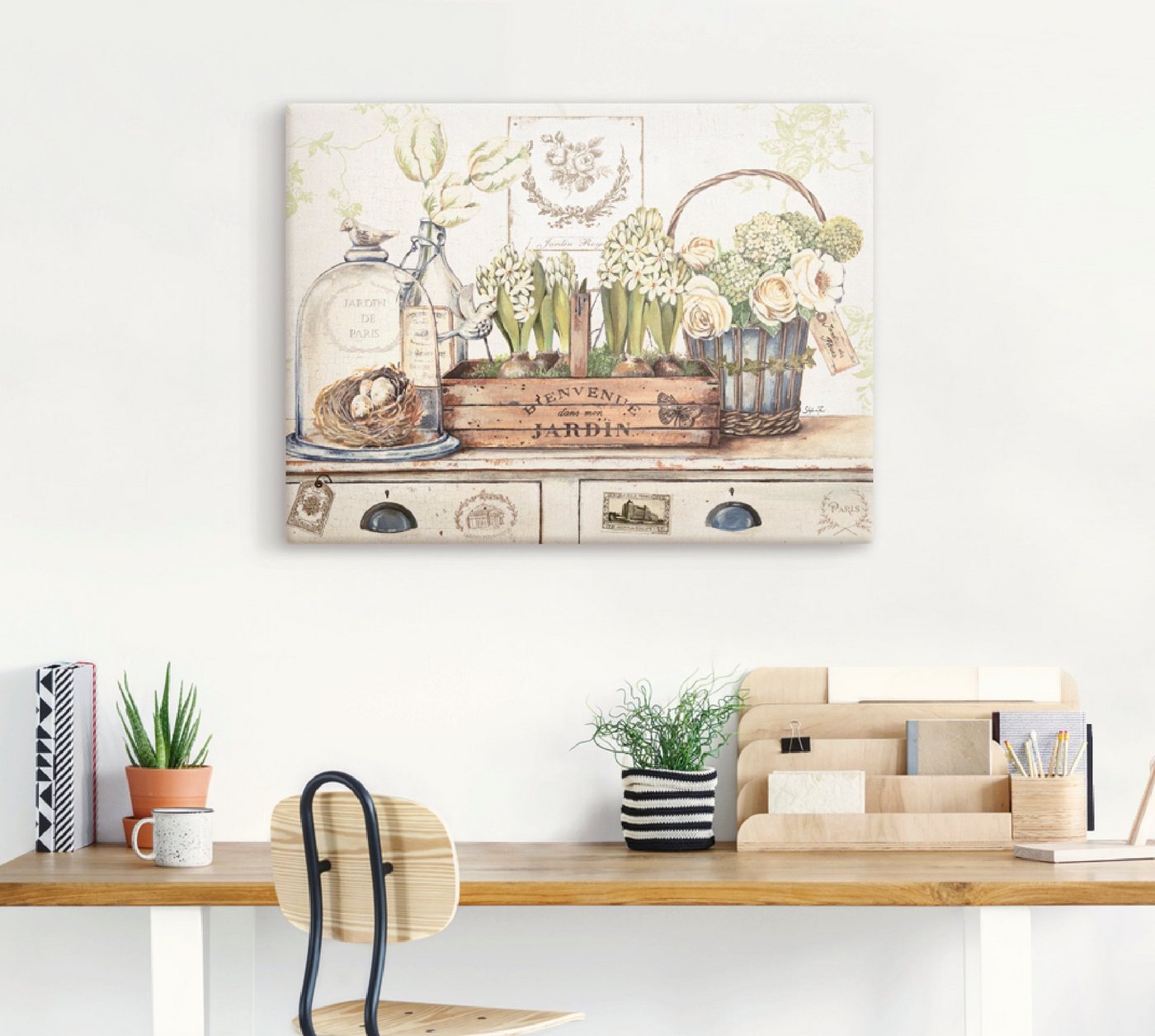 Artland Wandbild »Mein Garten«, Arrangements (1 Stück), in vielen Größen & Produktarten -Leinwandbild, Poster, Wandaufkleber / Wandtattoo auch für Badezimmer geeignet-HomeTrends