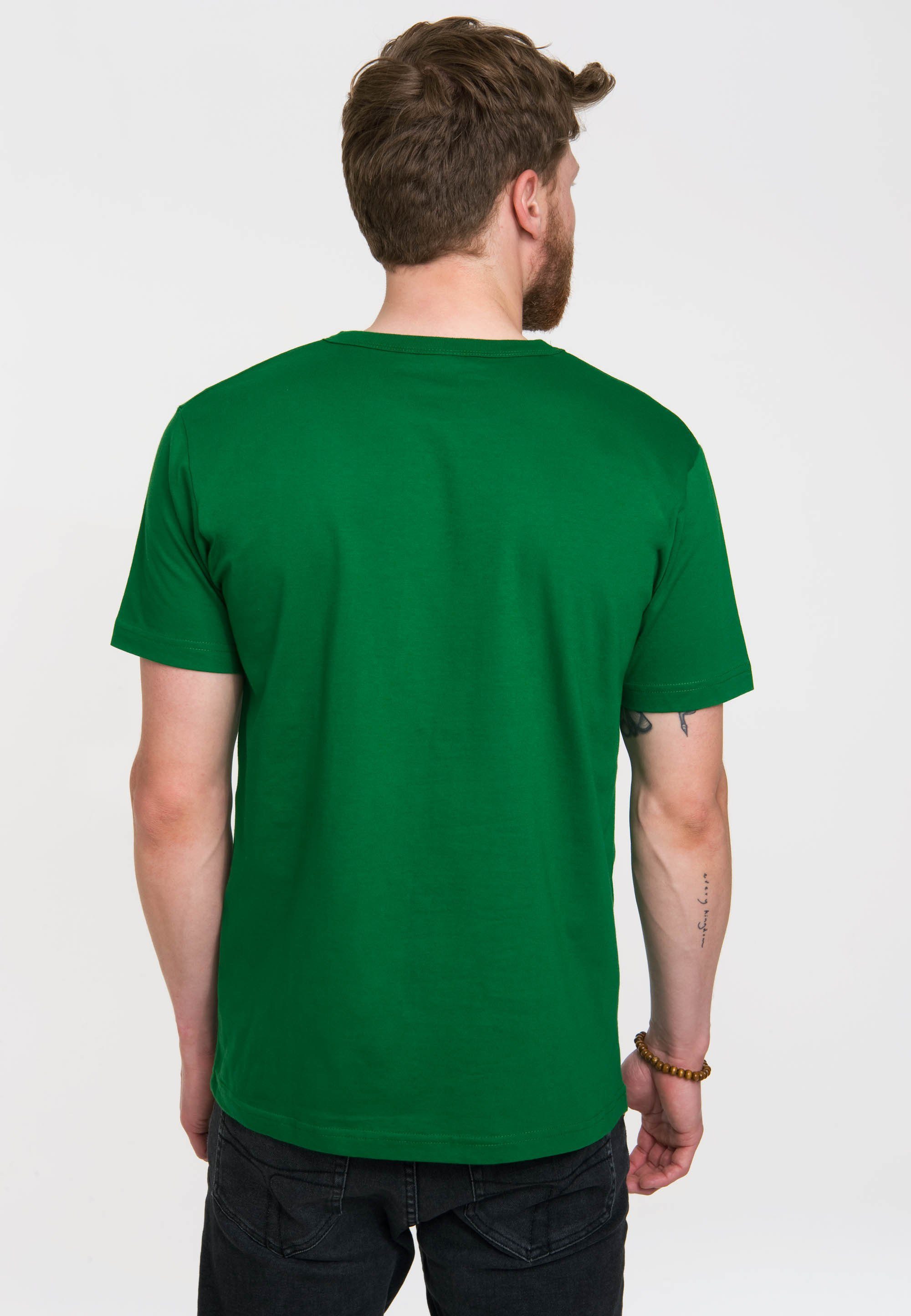 Gonzales Print Speedy - mit grün Arriba! T-Shirt - LOGOSHIRT Speedy Gonzales