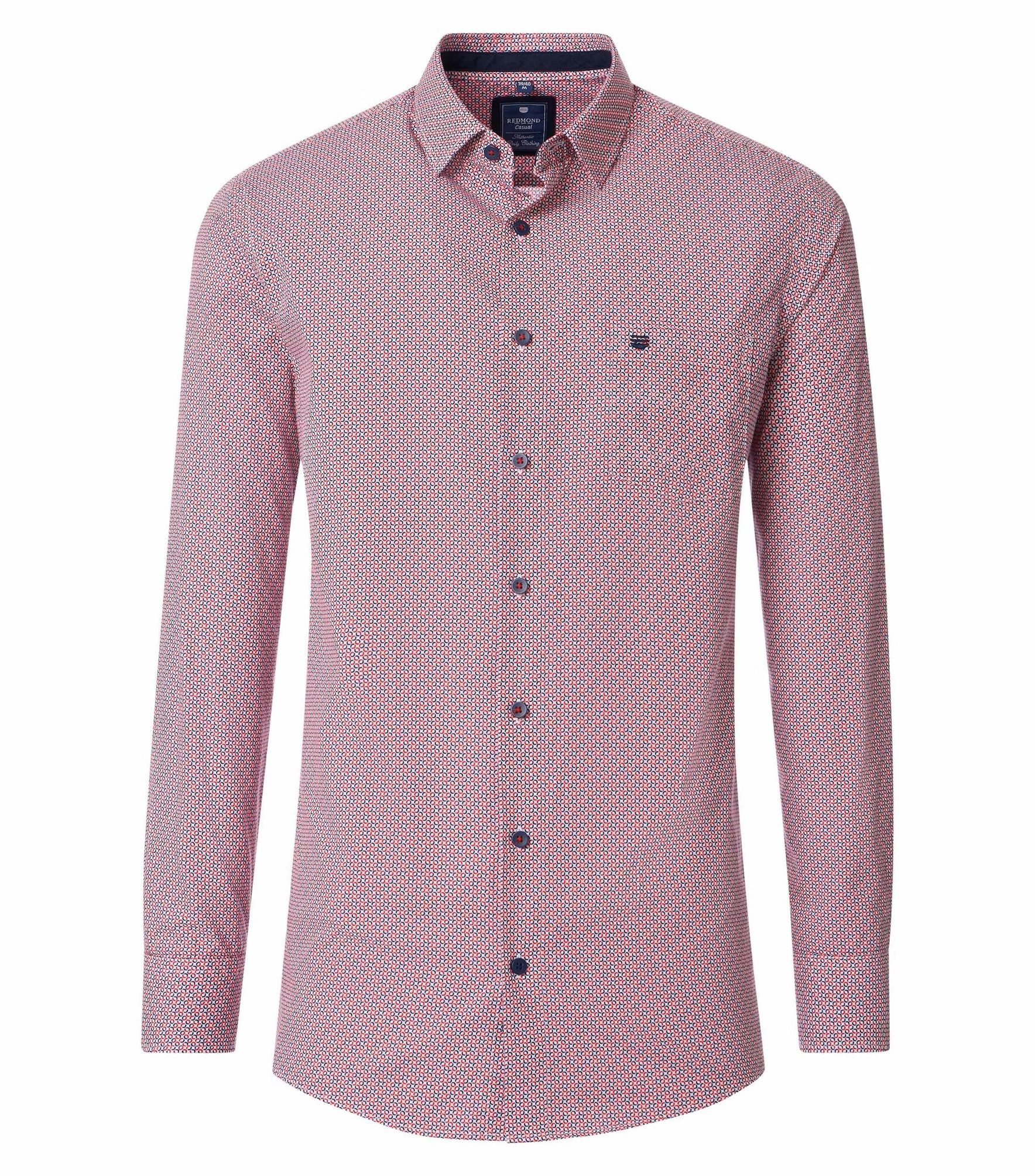Redmond Langarmhemd 251065111 Button-Down-Kragen