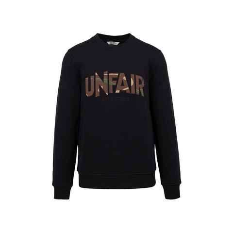 Unfair Athletics Sweater Unfair Athletics Sweater CLASSIC LABEL CAMO CREWNECK Schwarz
