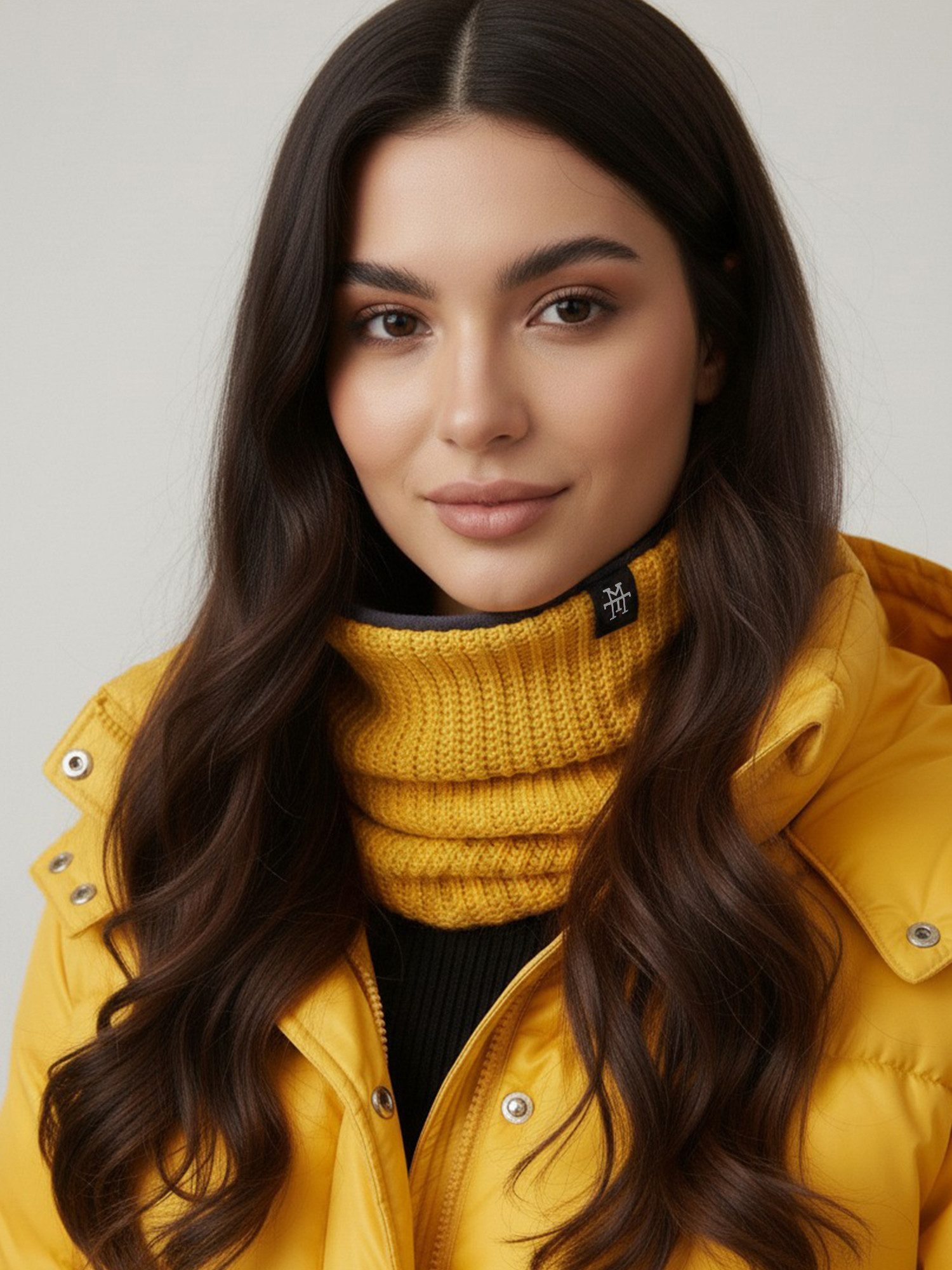 Manufaktur13 Loop Knit Neckwarmer - Schlauchschal, Halstuch, Halsschal, dehnbar/flexibel