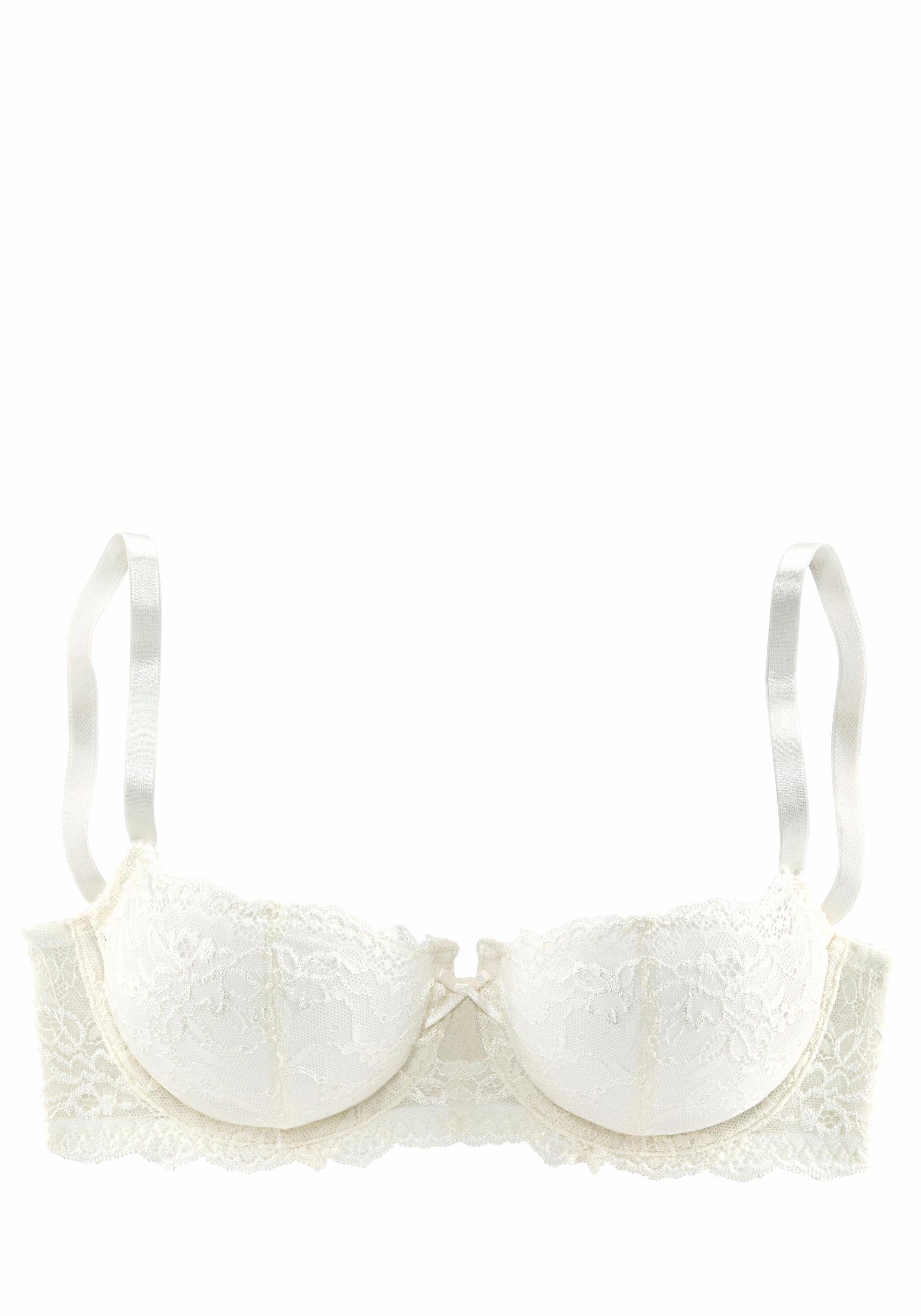 LASCANA Balconette-BH Nina mit Bügel und leicht transparenten Cups aus Spitze, Dessous. € 36,99