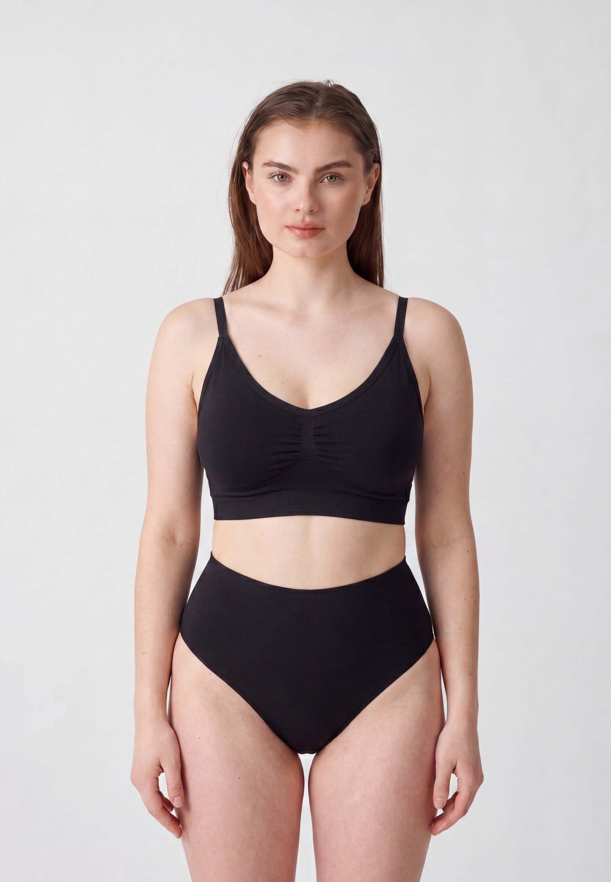 SNOCKS Bustier Shaping BH mit Spaghettiträgern Damen (1 Stück, 1-tlg., 1 Stück) mit herausnehmbaren Cups – Bild 3 von 5