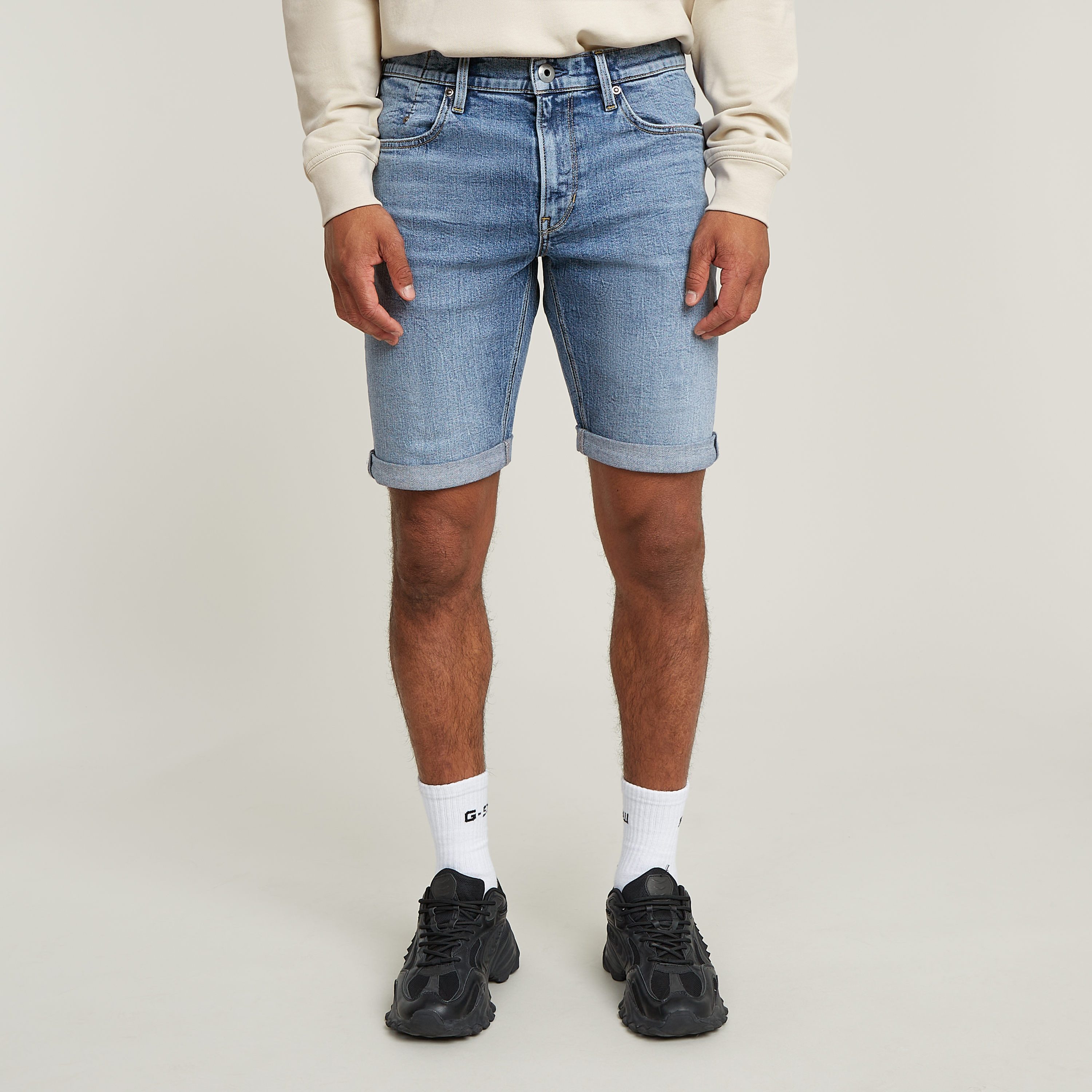 G-STAR Jeansshorts Mosa mit Umschlagsaum günstig online kaufen