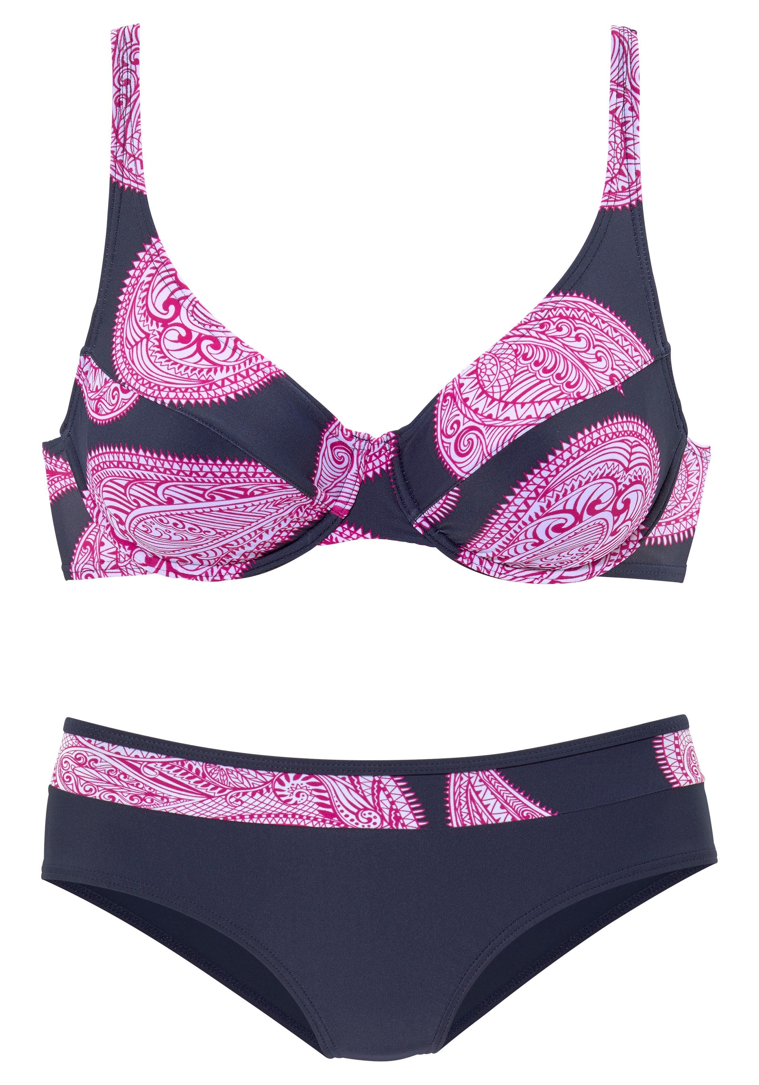 LASCANA Bügel-Bikini seitlich extra höher geschnitten, günstig online kaufen