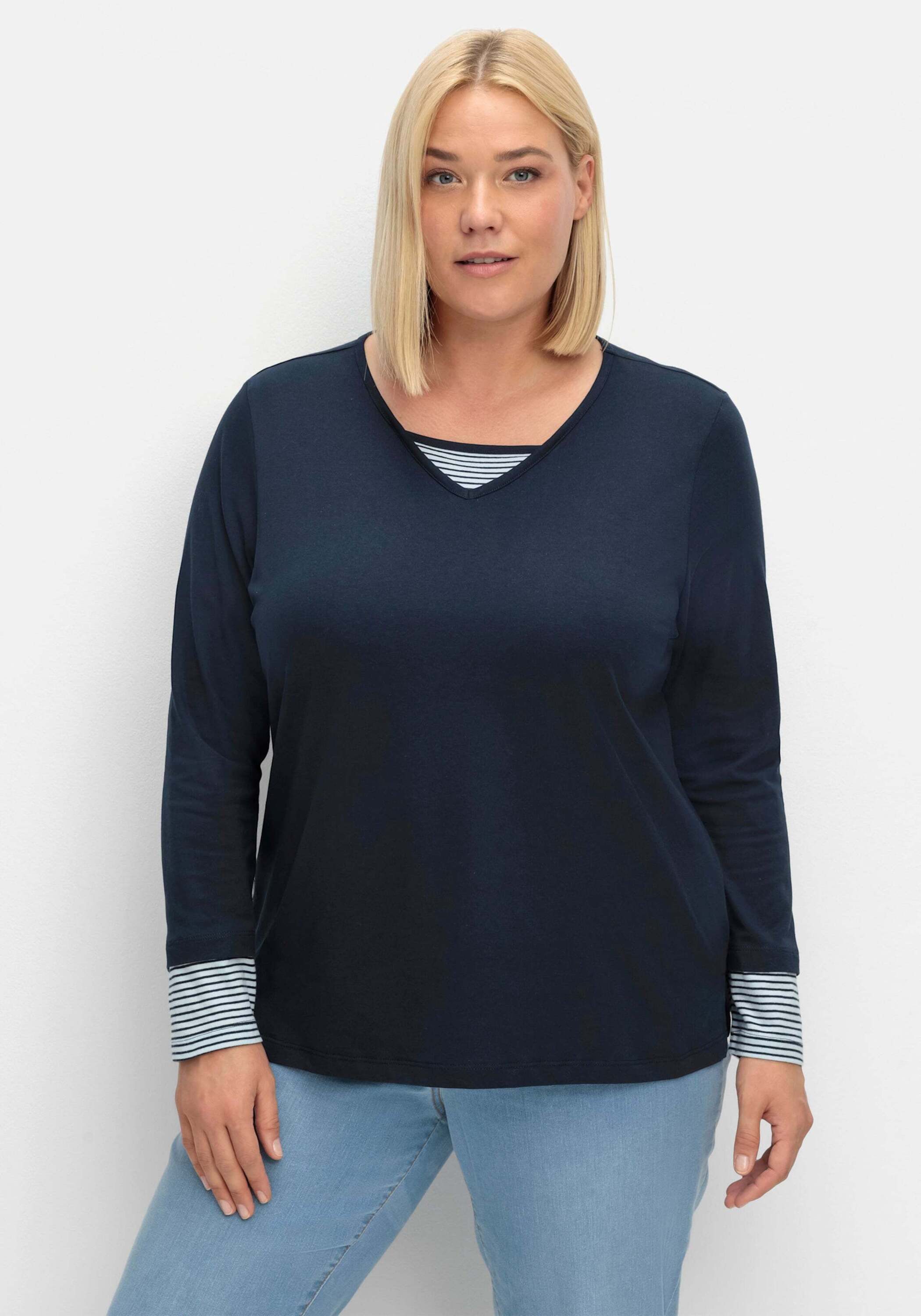 Sieh an! T-Shirt Shirt Langarm
