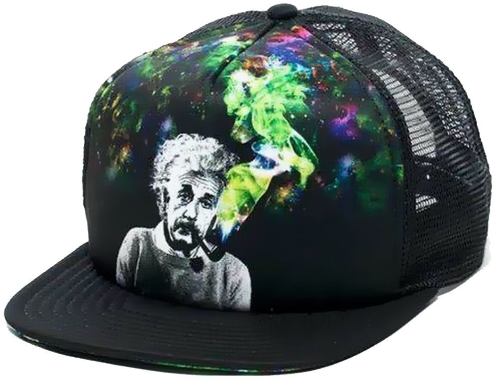 DIFUZED Snapback Cap Albert Einstein Snapback Cap BaseballCap Cappie Smokin günstig online kaufen