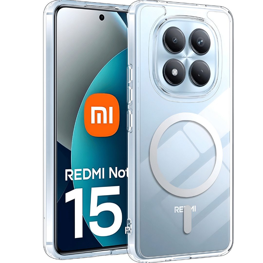 SmartUP Smartphone-Hülle für Xiaomi Redmi Note 15 Pro 4G MagSafe Silikon Schutzhülle Slim Case 6,67 Zoll, MagSafe-Technologie