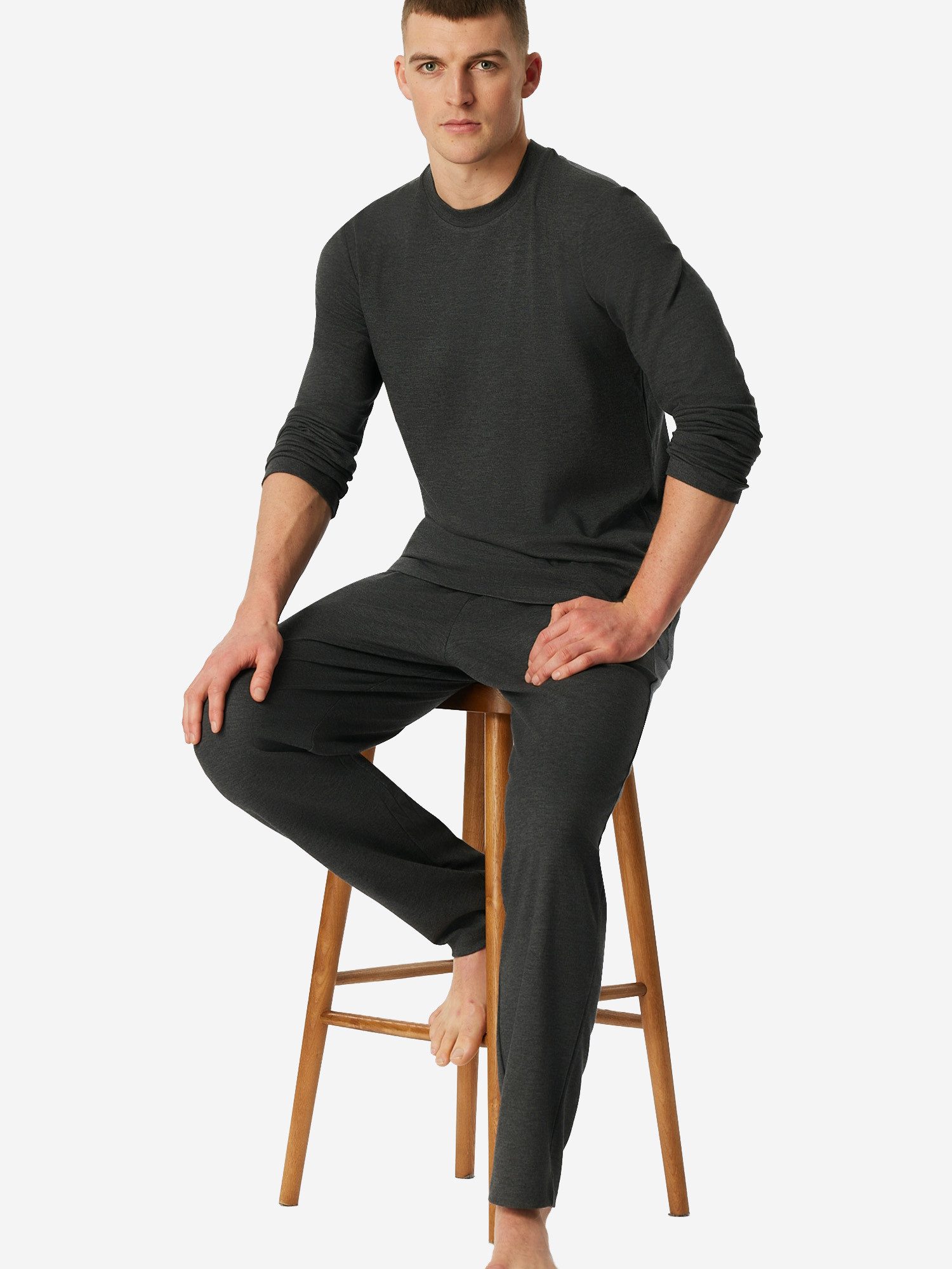 Schiesser Pyjama Selected Premium Warming (2 tlg) schlafanzug schlafmode be günstig online kaufen