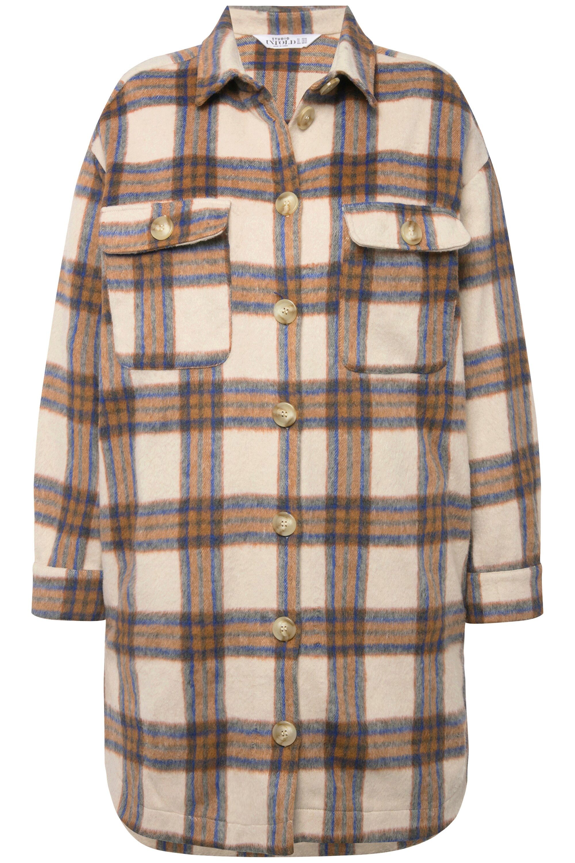 Studio Untold Sommerjacke Karo-Hemdjacke long und günstig online kaufen