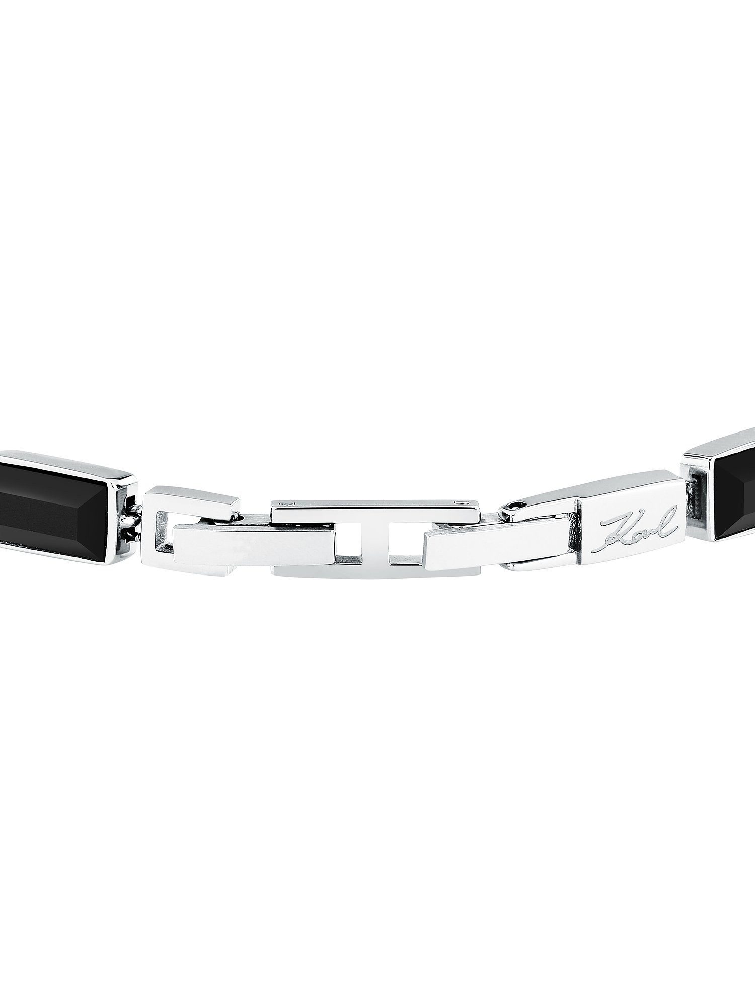 KARL LAGERFELD Armband Karl Lagerfeld Damen-Armband Edelstahl 8 Kristall