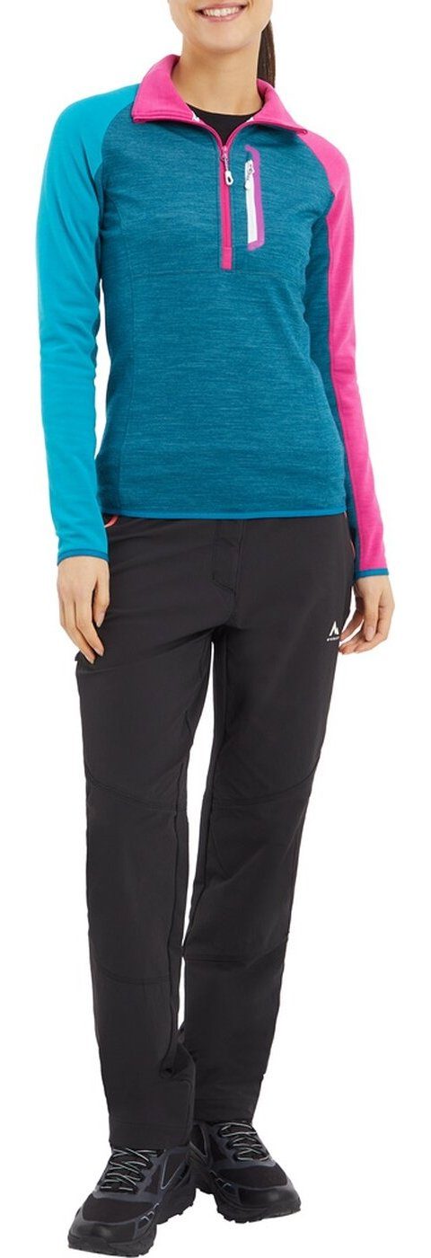 McKINLEY Strickjacke Da.-Pullover Sekani HZ W MELANGE/BLUE PETROL/