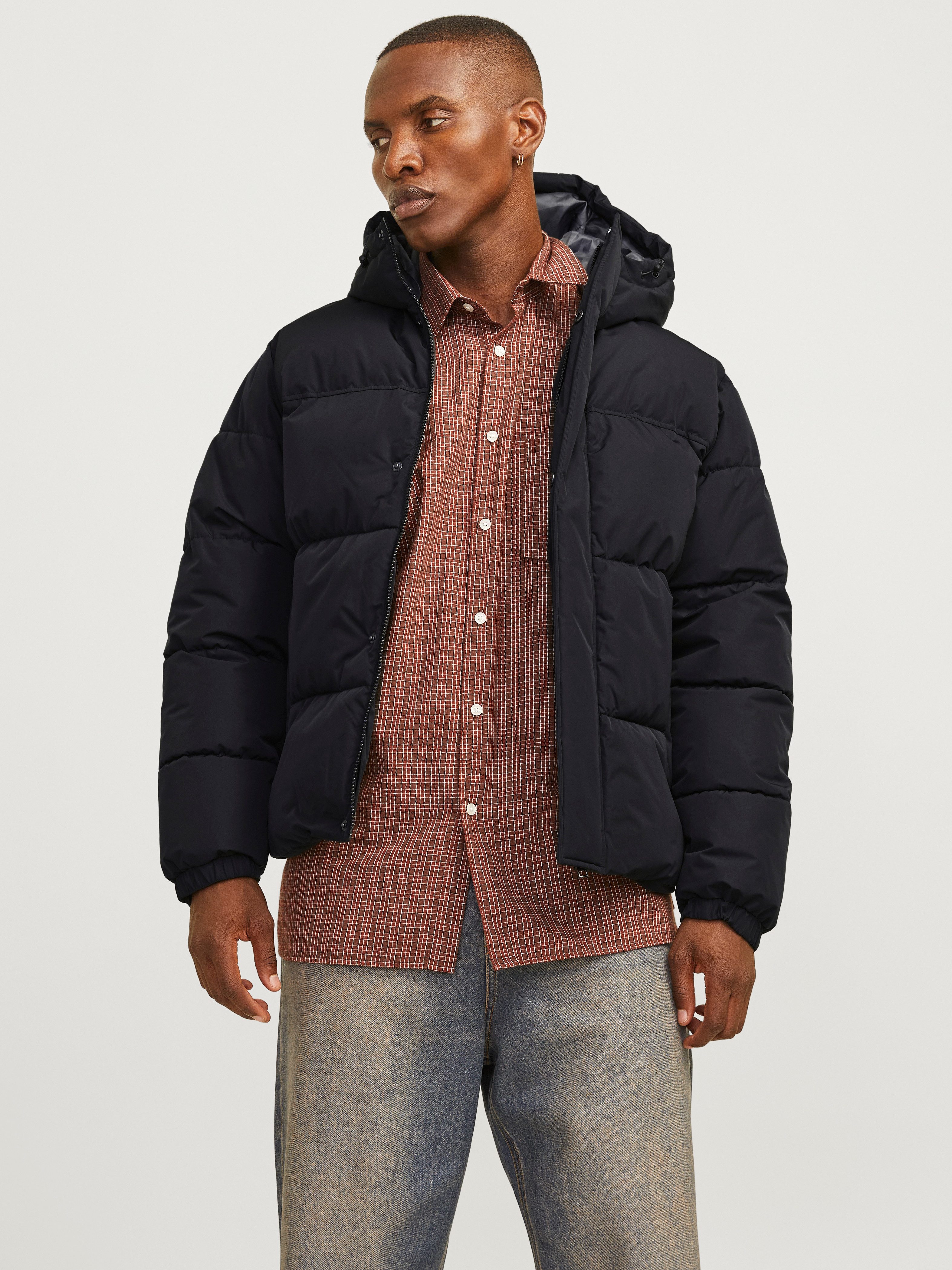 Steppjacke JJEBRADLEY PUFFER HOOD SN