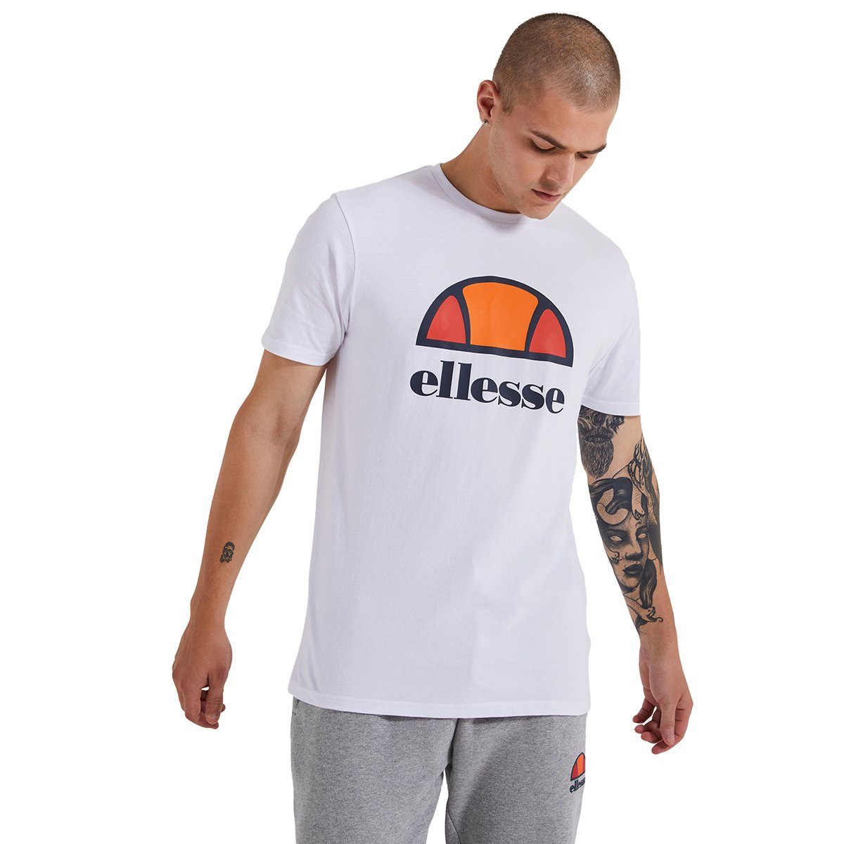 Ellesse T-Shirt Dyne (1-tlg) Weiß