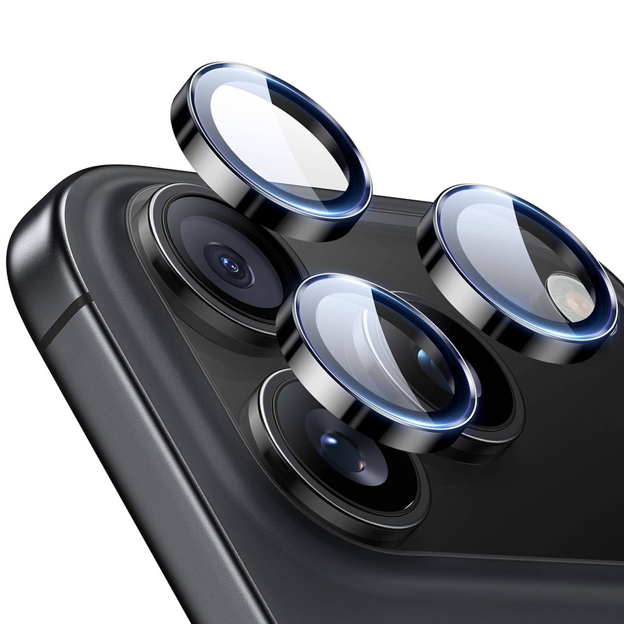 ESR Displayschutzglas Armorite Kameralinsen Schutz für iPhone 17/16/15/14 Pro/Pro Max, Hüllenfreundlich, 50kg Punktkrafttest, Kratzfest