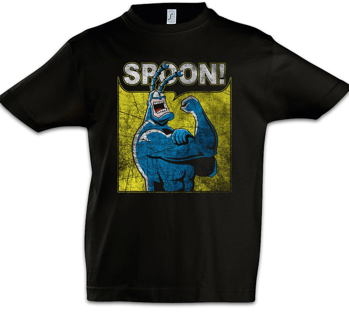 Print-Shirt Spoon Kinder T-Shirt Superhero Der The Arthur Terror Tick Cartoon TV